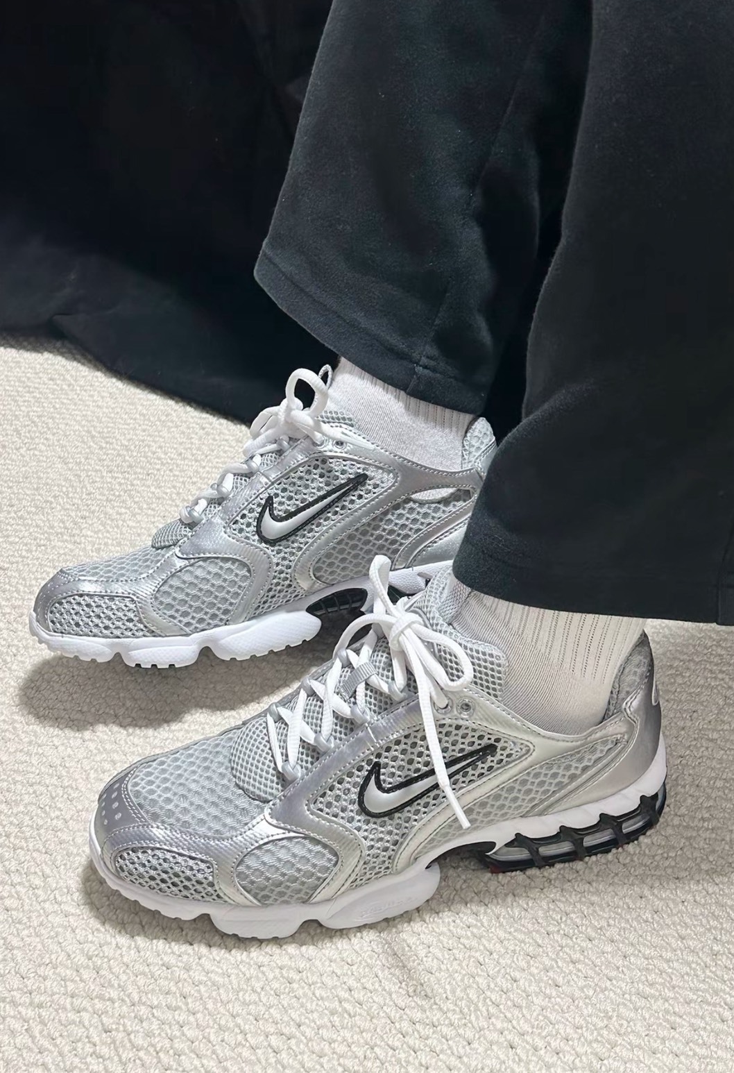 NIKE AIR ZOOM SPIRIDON CAGE 2 'Metallic Silver' 銀灰