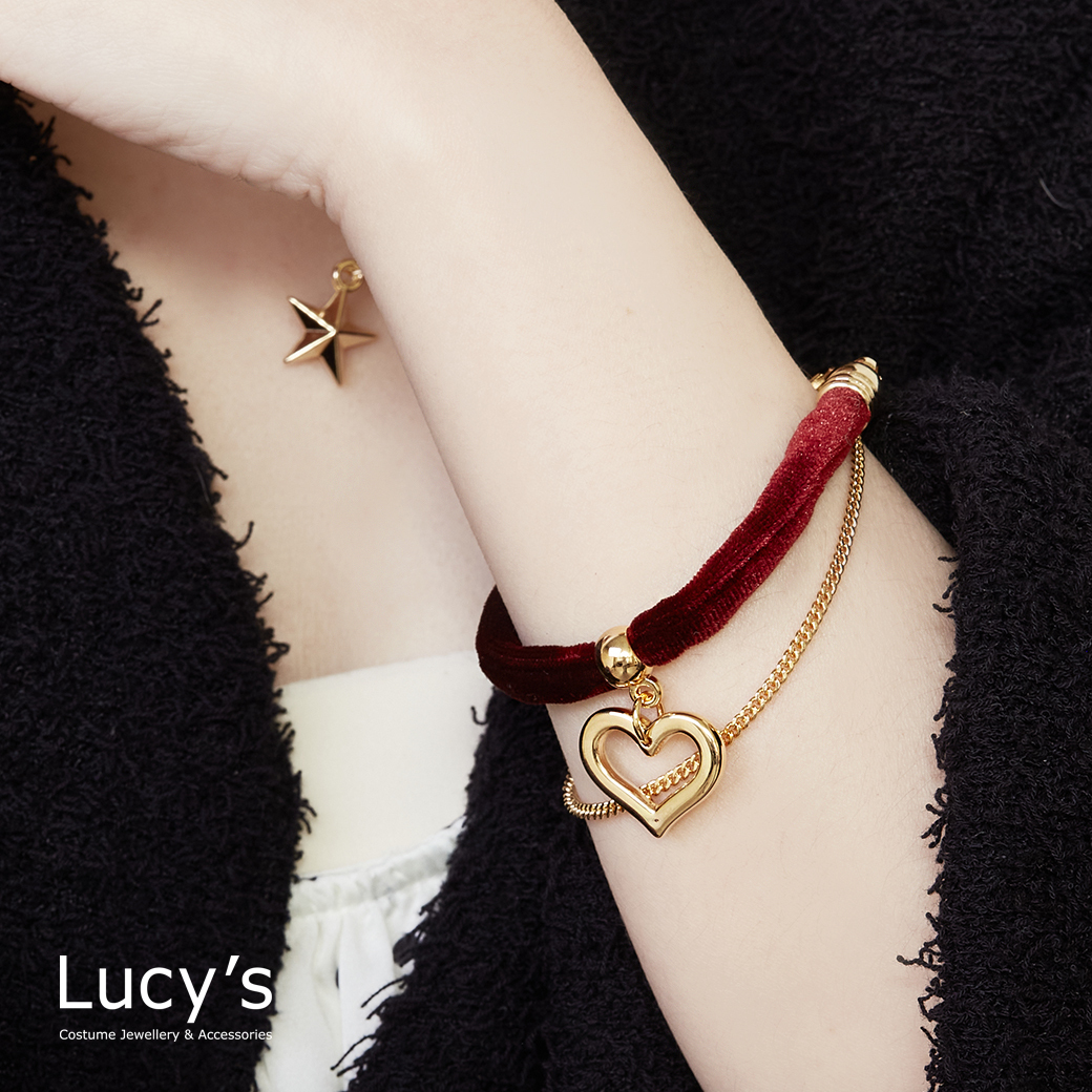 酷愛 雙層T扣手鍊 (二色) (128055/128056)