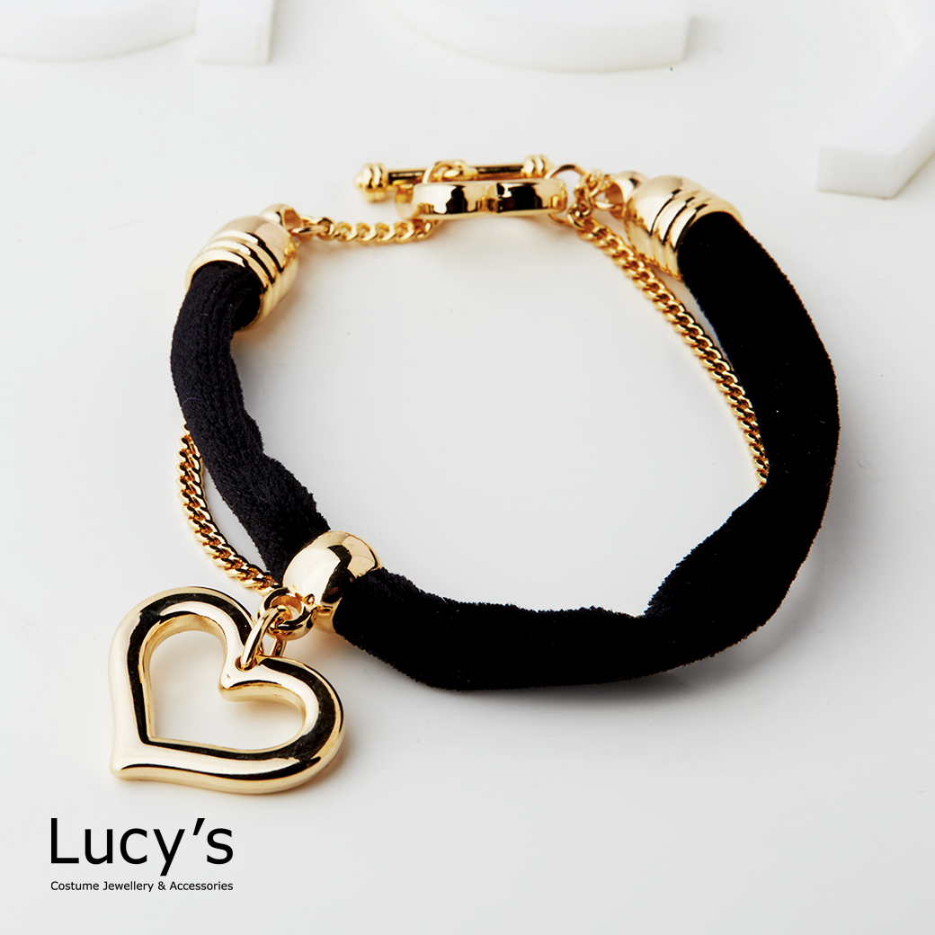 酷愛 雙層T扣手鍊 (二色) (128055/128056)