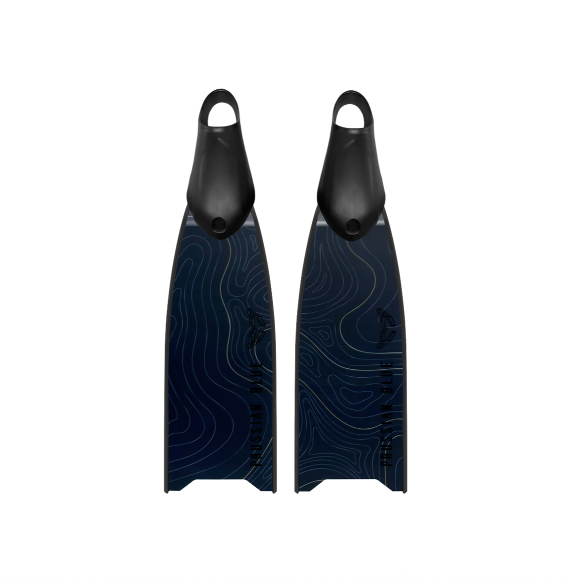 ▲普魯士藍 玻纖彩繪板 馬里亞納海溝 玻纖60短蛙鞋