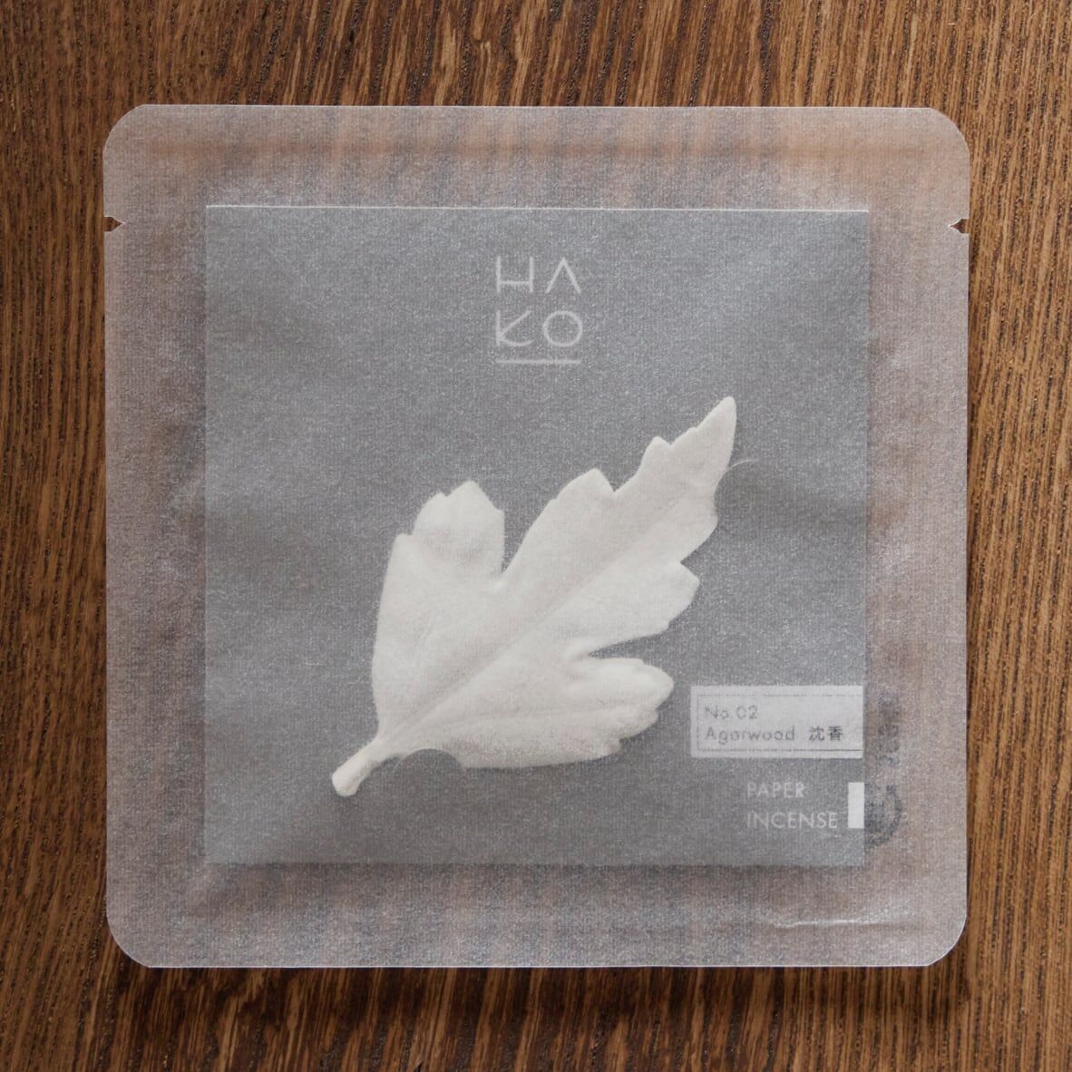 淡路島 HA KO葉片紙香 No.2 沈香｜薰壽堂