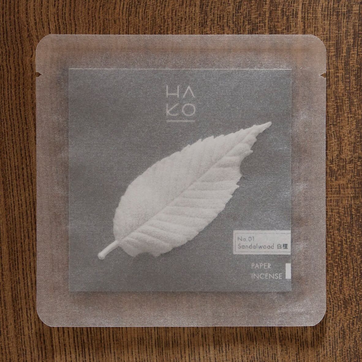 淡路島 HA KO葉片紙香 No.1 白檀｜薰壽堂