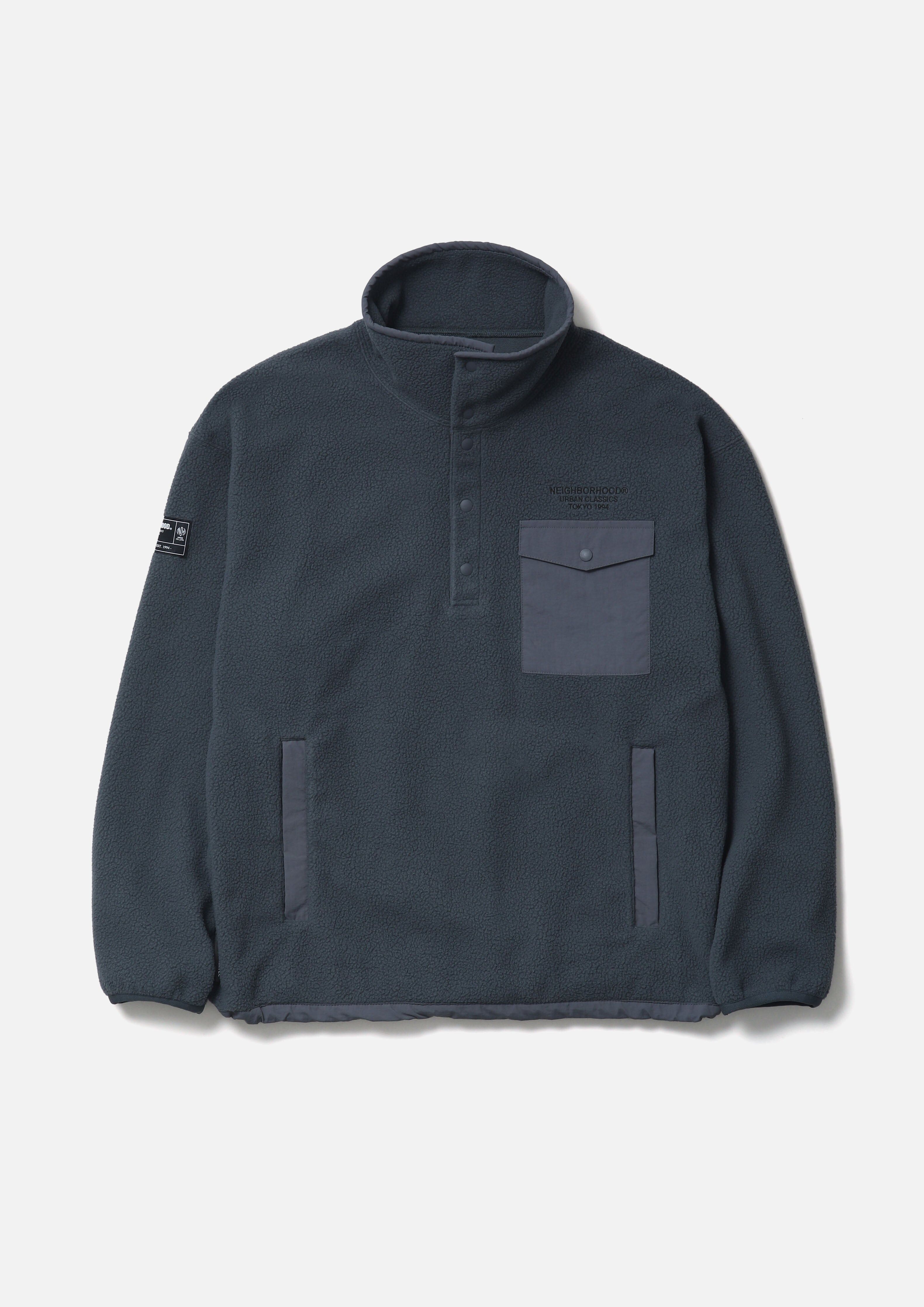 『代購商品』2025AW NEIGHBORHOOD NBHD FLEECE STAND COLLAR LS 搖粒絨 長T 252FPNH-CSM02