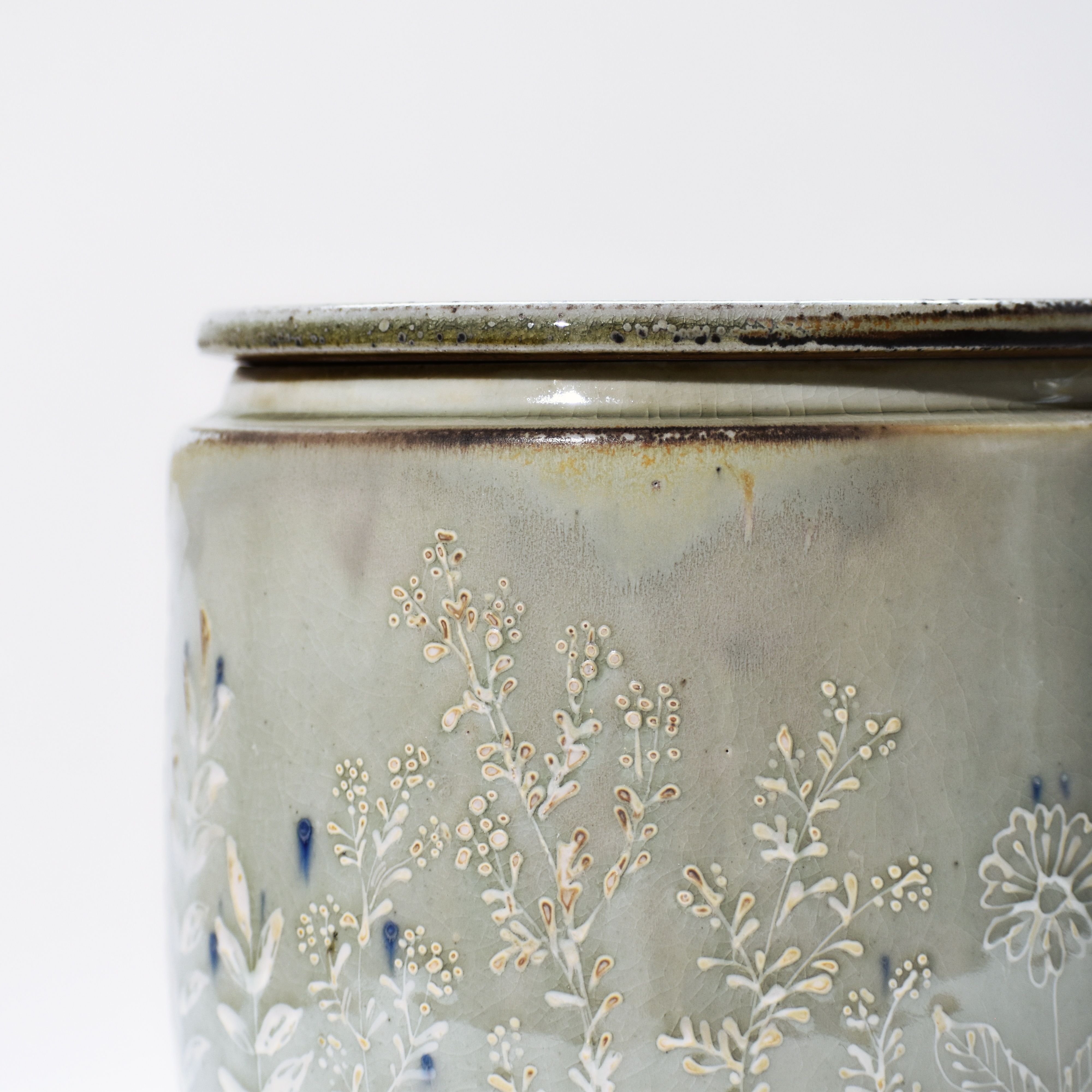 【網店獨家】  陶藝家 欒波 窯火共生 · 茶倉 雪映花