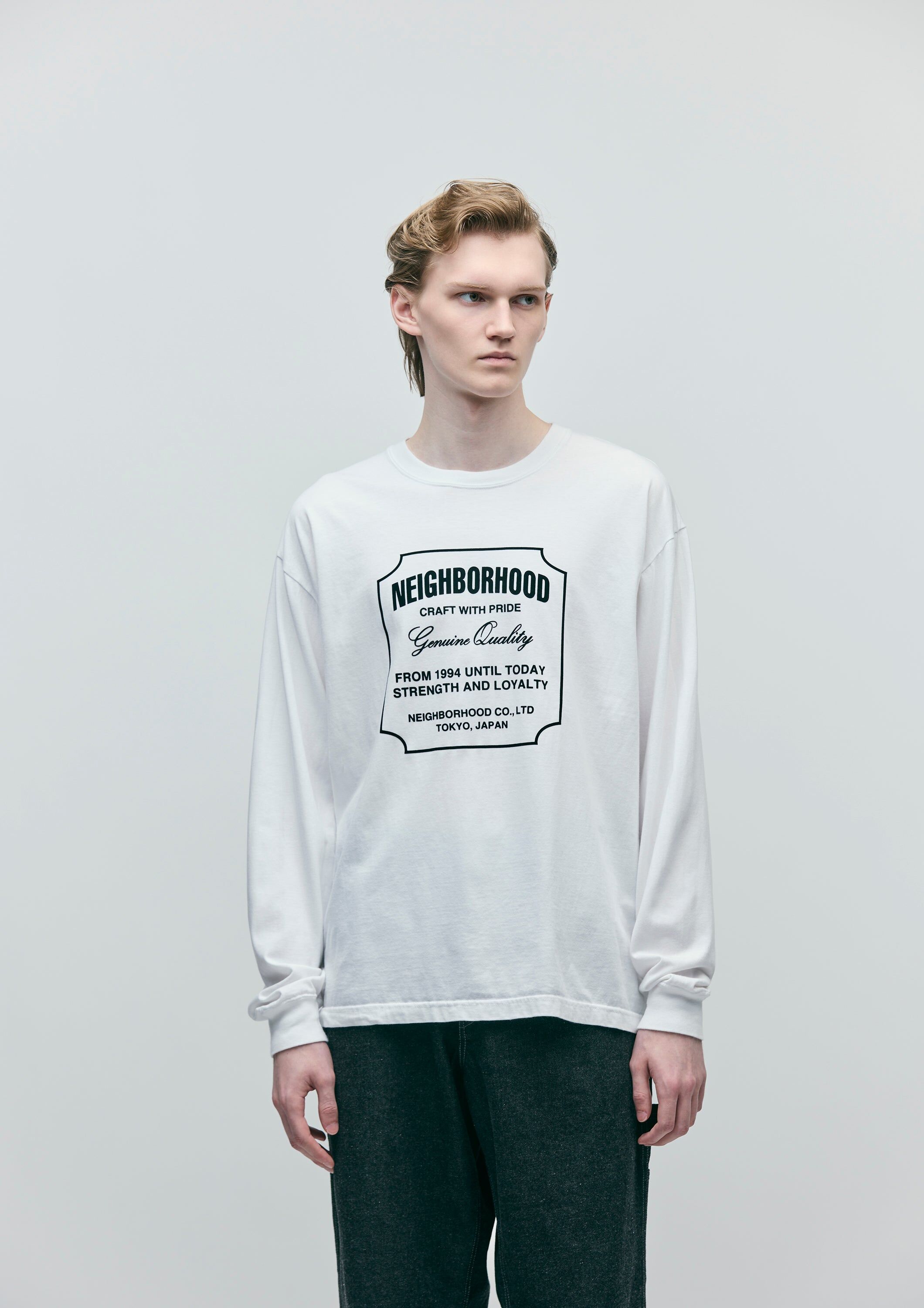 2025AW NEIGHBORHOOD NBHD NH TEE LS-8 盾牌LOGO 長T 現貨