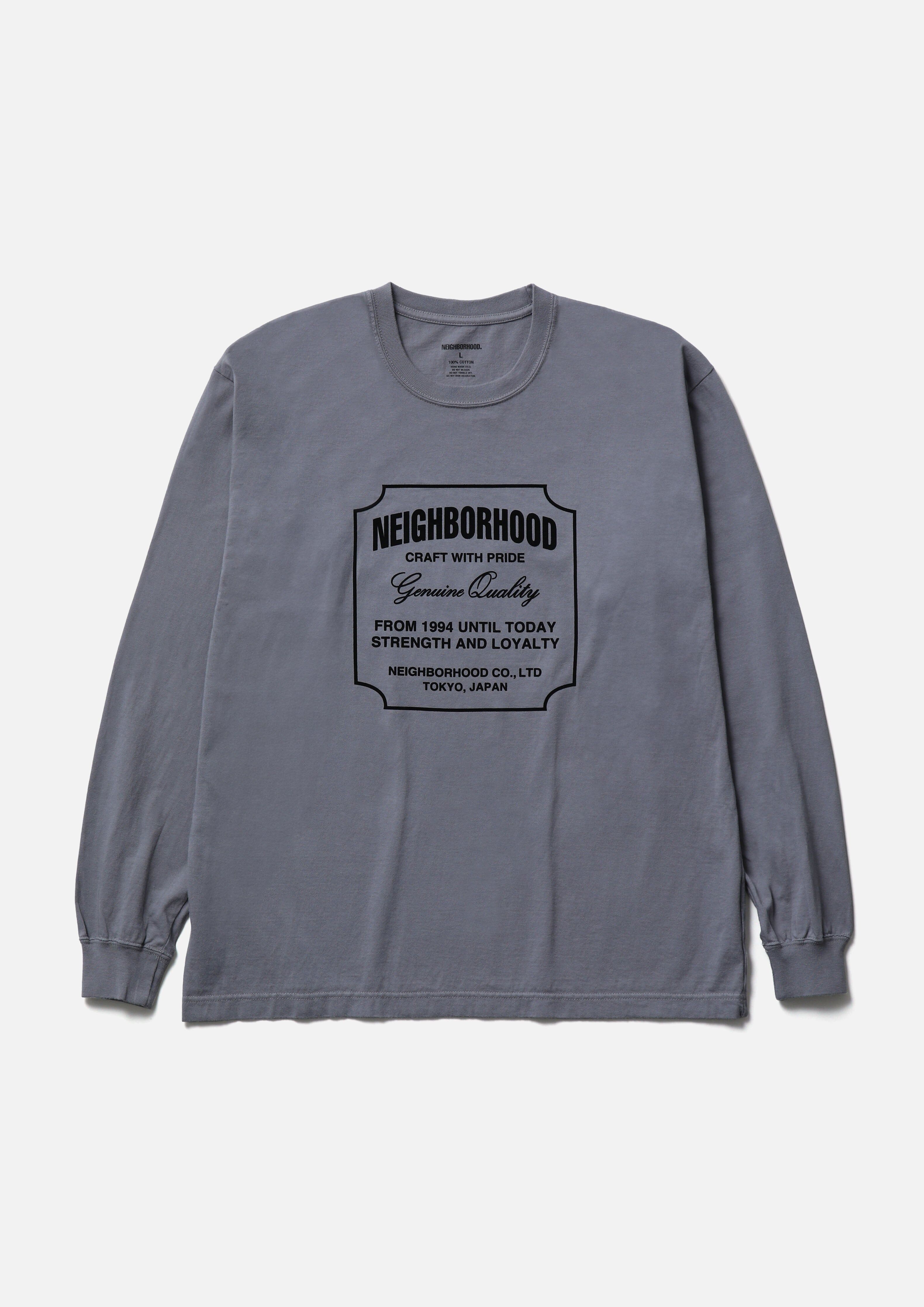 2025AW NEIGHBORHOOD NBHD NH TEE LS-8 盾牌LOGO 長T 現貨