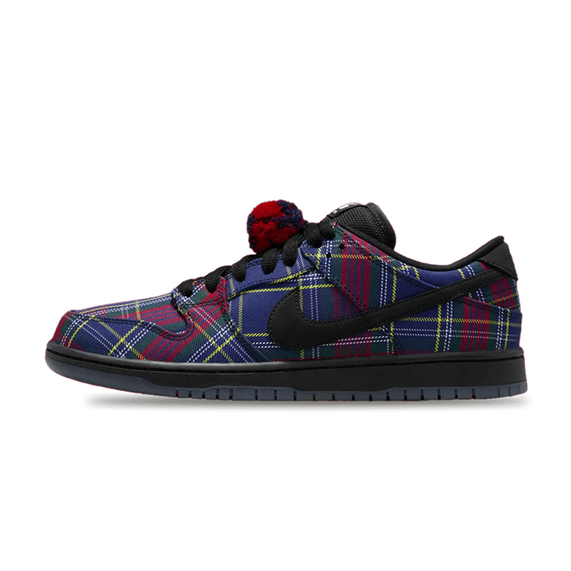 Nardwuar x Nike Dunk Low SB "Tam O' Shanter Hat" 蘇格蘭格紋 黑 男鞋 II1493-600 [台灣現貨]