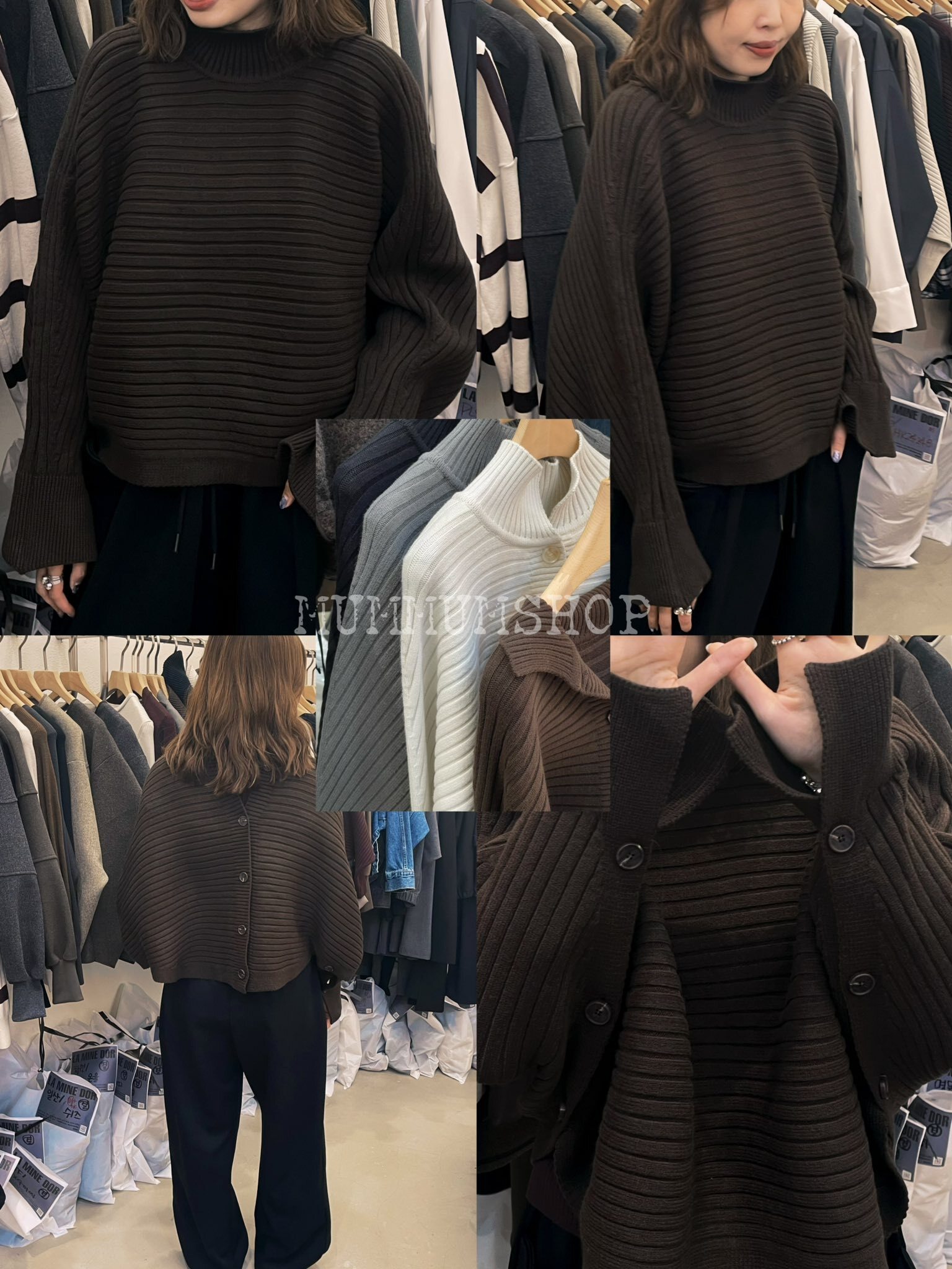 0212960a/韓國螺紋設計外套 62/58/23