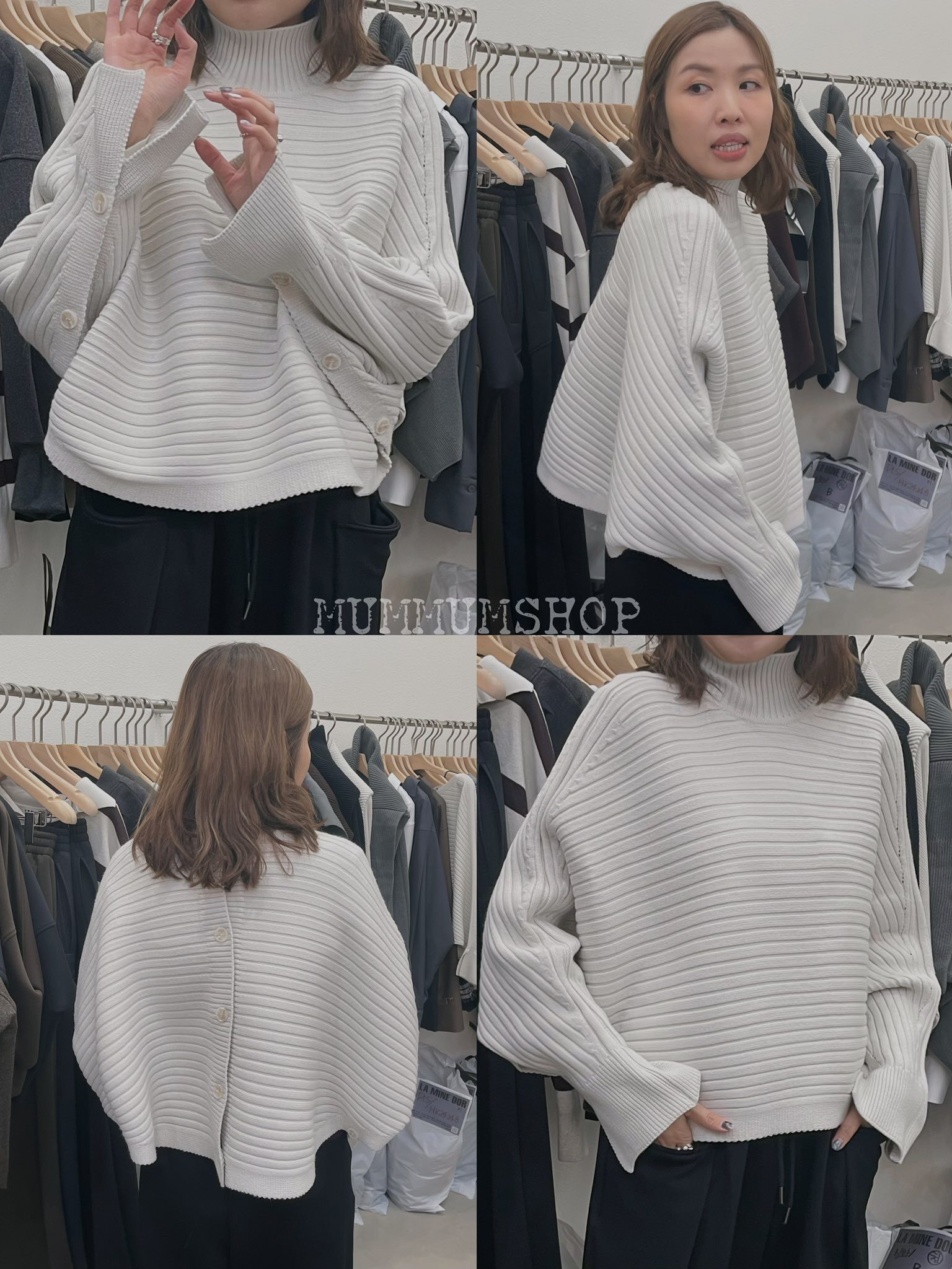 0212960a/韓國螺紋設計外套 62/58/23