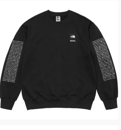 2024SS SUPREME THE NORTH FACE GRAPHIC CREWNECK SWEATSHIT 聯名 大學T