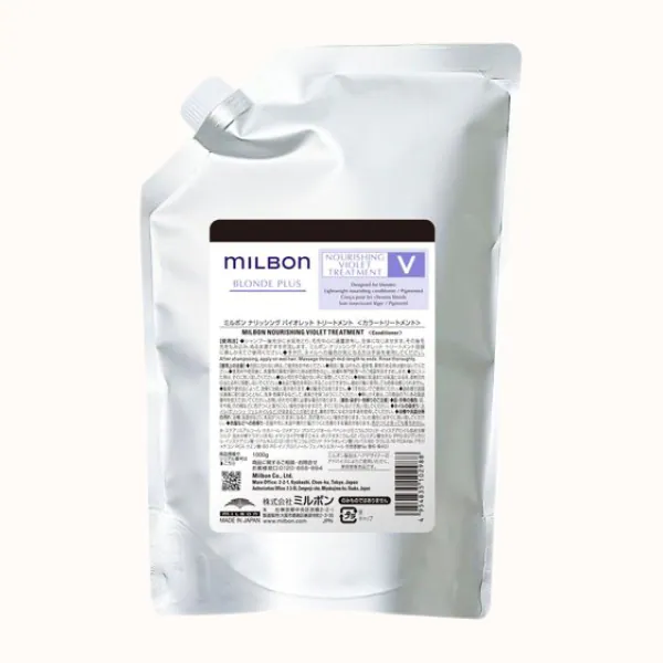 Milbon - Blonde Plus Nourishing Violet Treatment 漂後去黃滋養護髮素 1000g