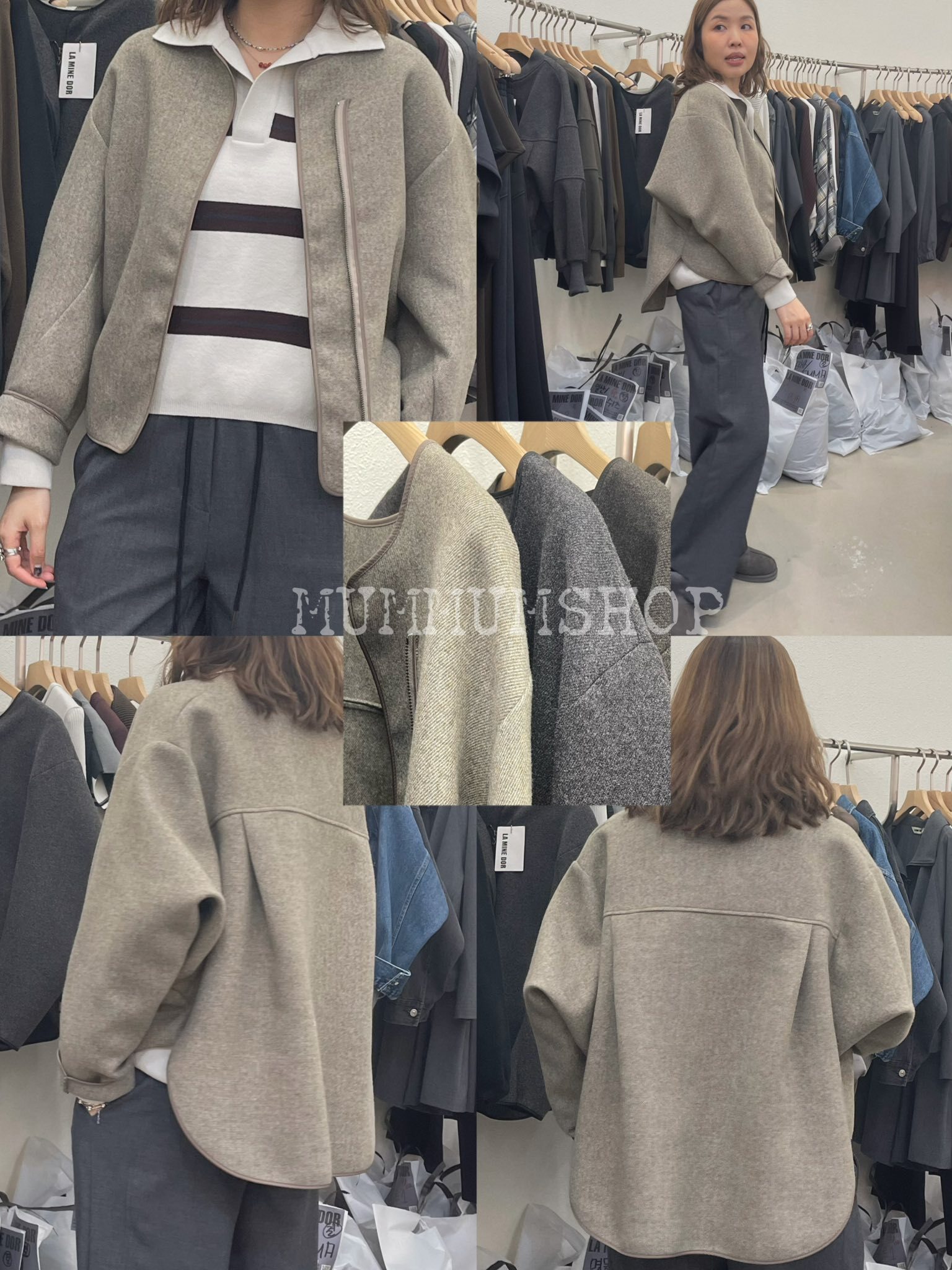 0212957a/韓國一眼以為披肩外套 42/42/25