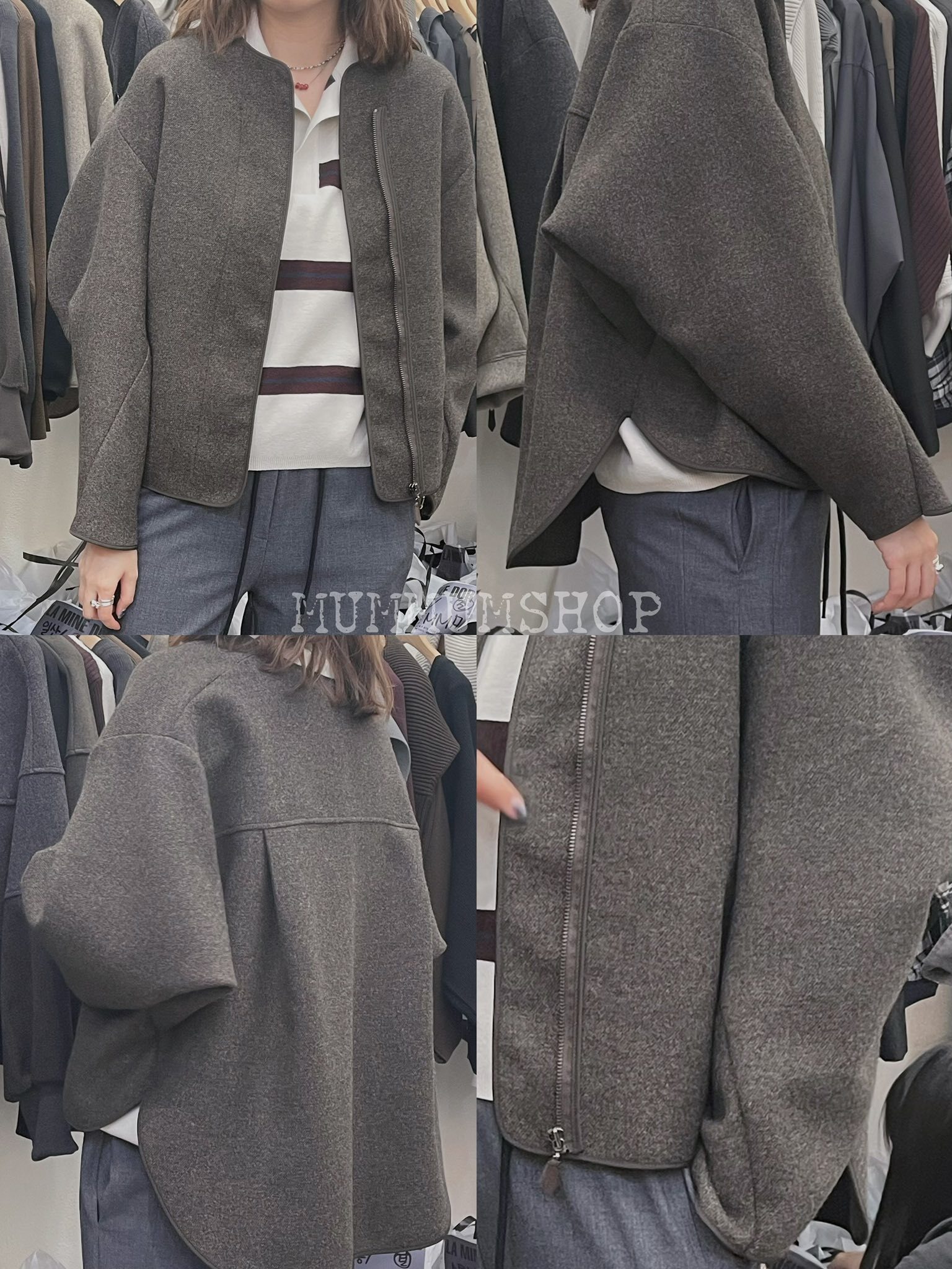 0212957a/韓國一眼以為披肩外套 42/42/25