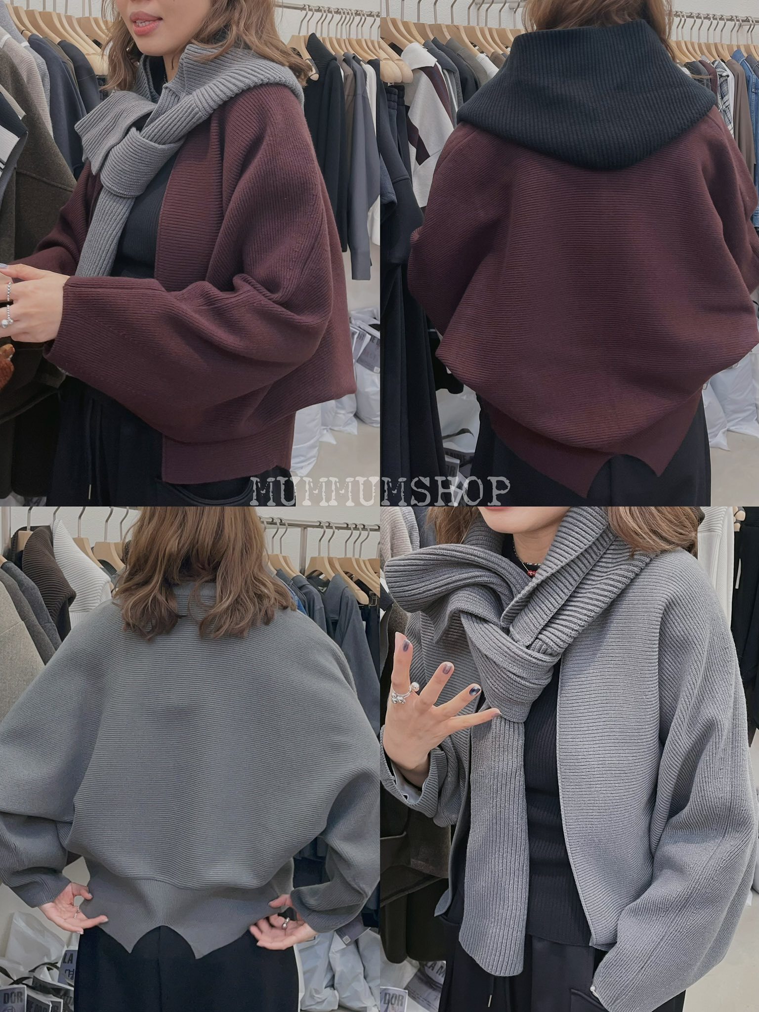 0212956a/韓國大蝙蝠肩冇鈕扣外套 40/40/20-26