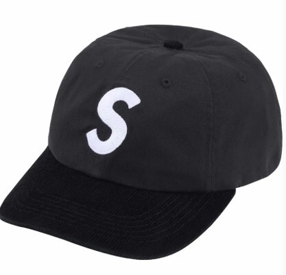 2024SS SUPREME 2-TONE S LOGO 6-PANEL 6分割 帽子 老帽