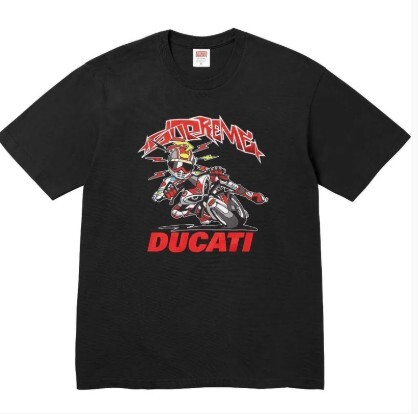 2024SS SUPREME DUCATI BIKE TEE 聯名 杜卡迪 重機 騎機車 短T