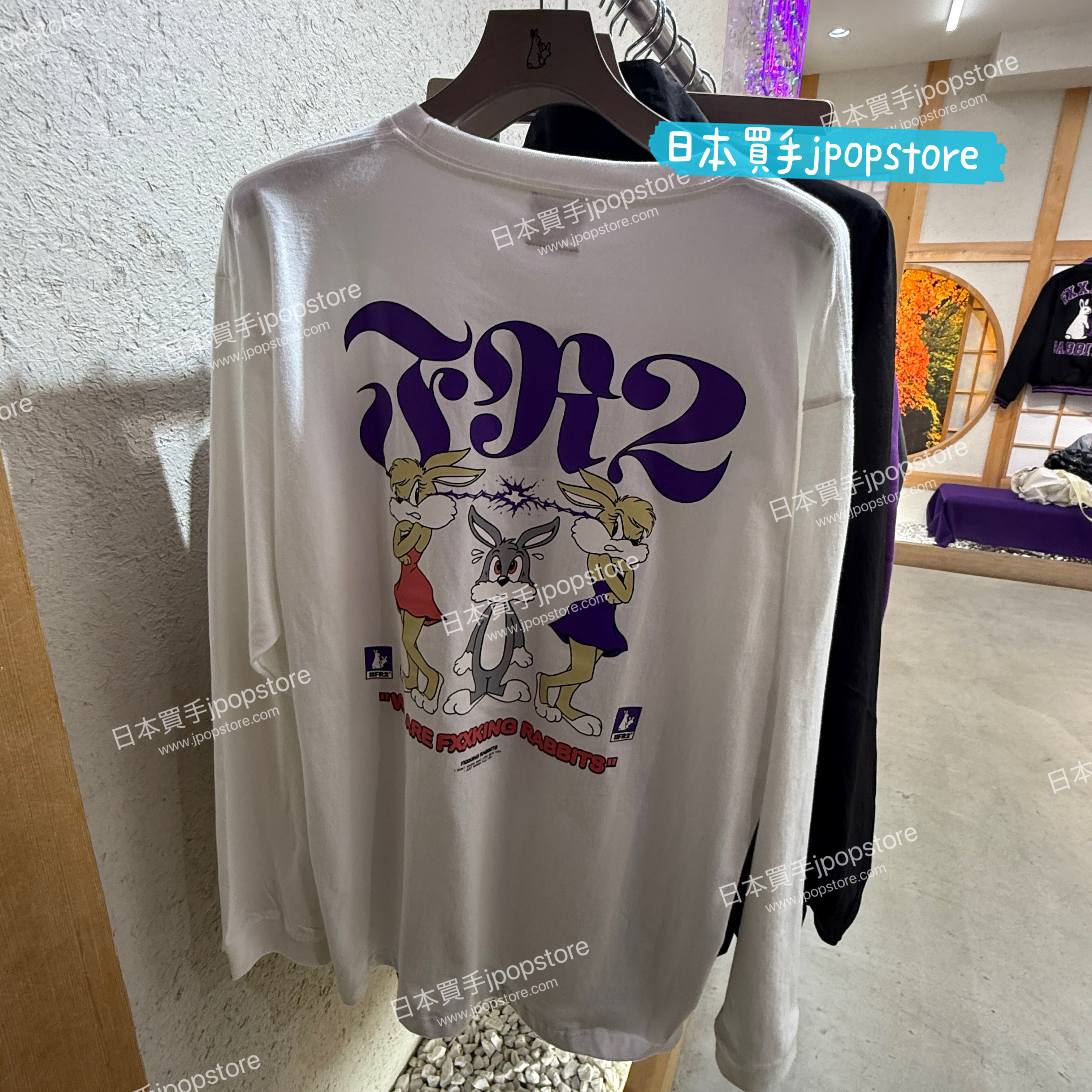 FR2 撫子  Rabbit Sparks Long sleeve T shirt