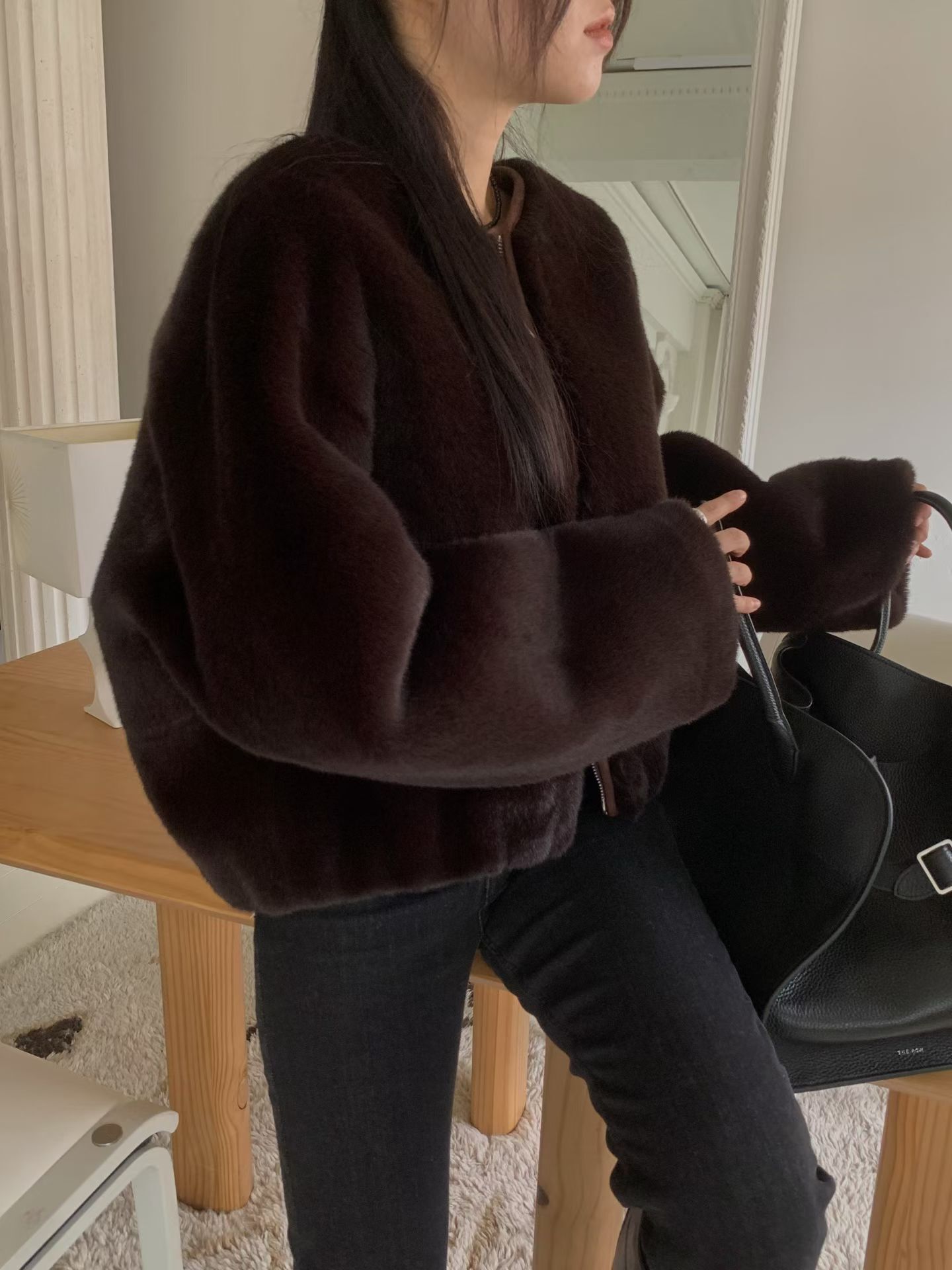 (韓國預訂SALE) WJ2599 Mink Jumper