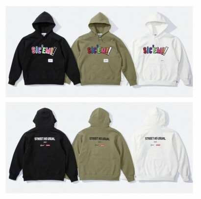 2021AW SUPREME WTAPS SIC'EM! HOODED SWEATSHIRT 帽T