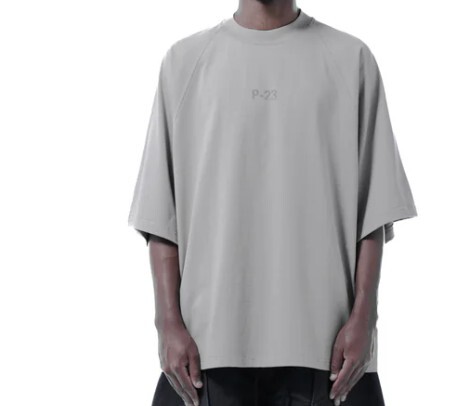 2025AW P-23 M-EX T-SHIRT Raglan PROJEKT T-Shirt 寬版 精梳 短T