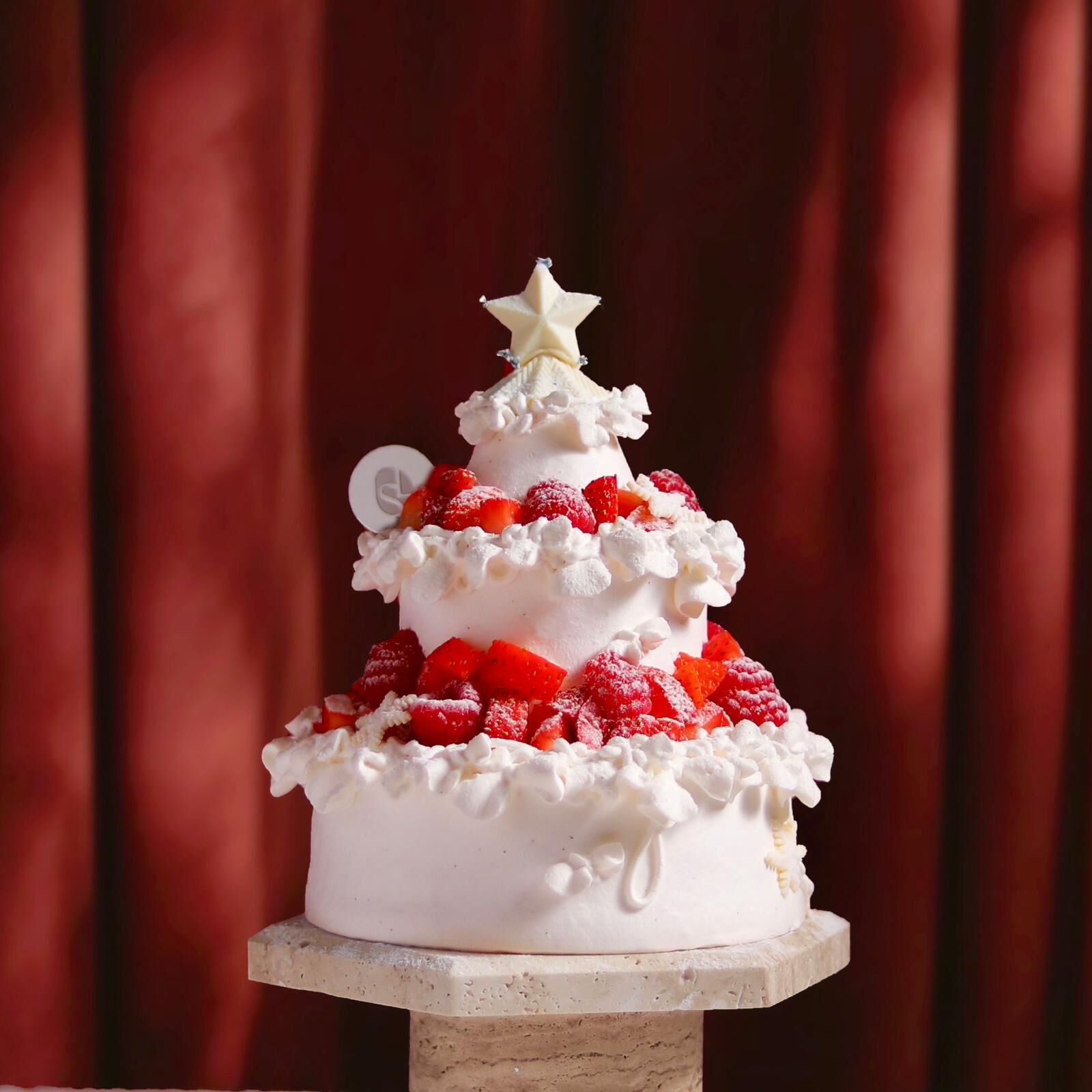 士多啤梨芝士聖誕樹