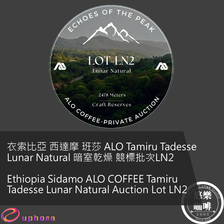 衣索比亞 西達摩 班莎 ALO Tamiru Tadesse Lunar Natural 暗室乾燥 競標批次LN2 悠樂獨家批次