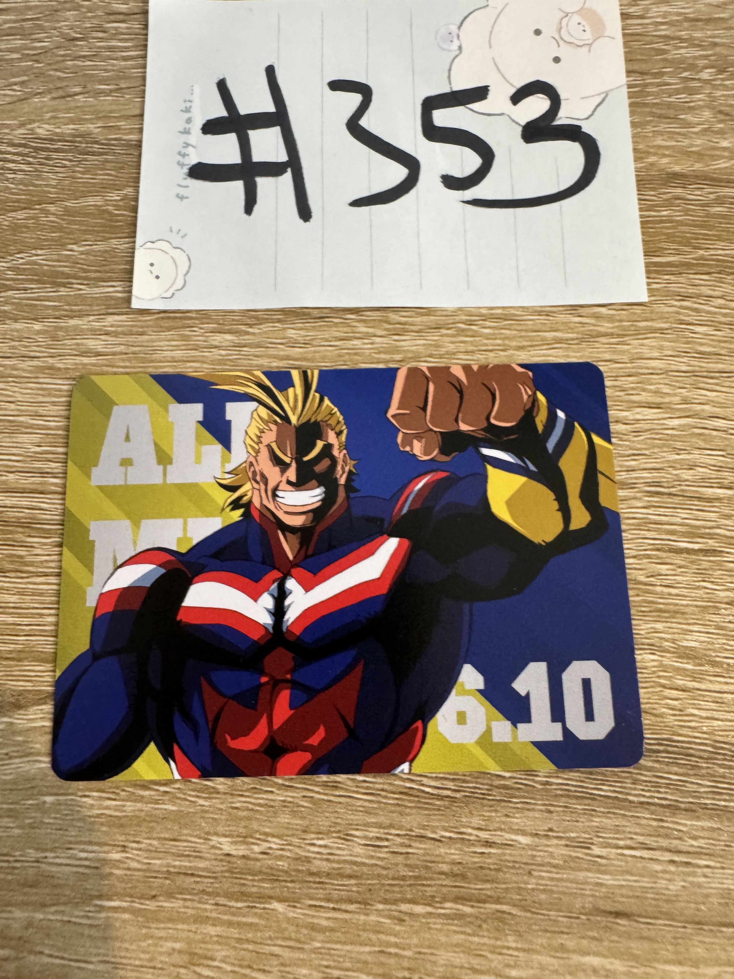 我的英雄學院 ALL MIGHT 小卡#353