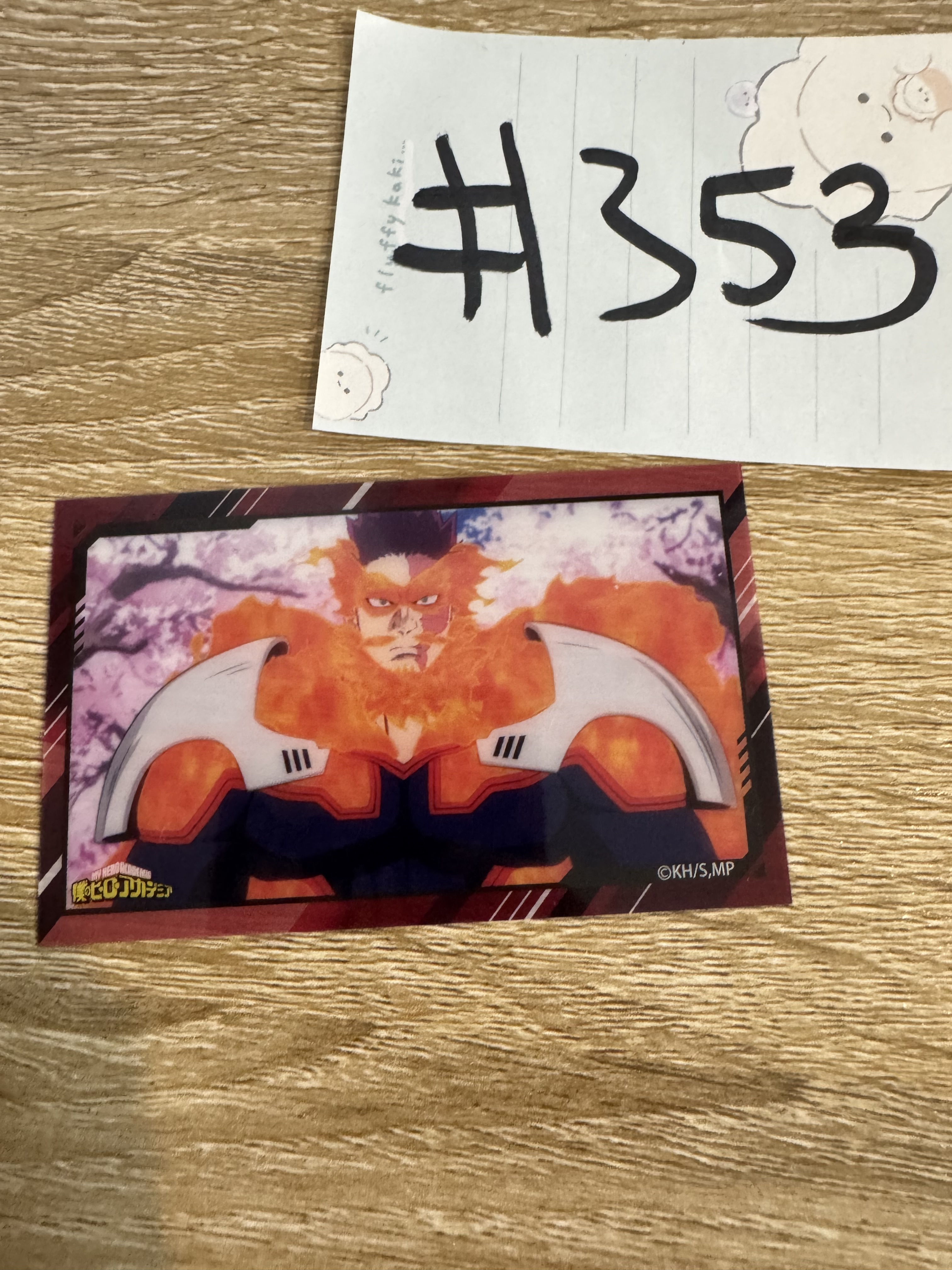 我的英雄學院 炎司 小卡#353