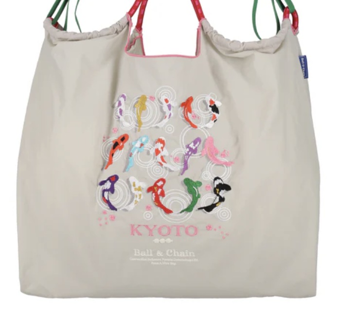 BALL & CHAIN KYOTO LIMITED ECO BAG 鯉魚