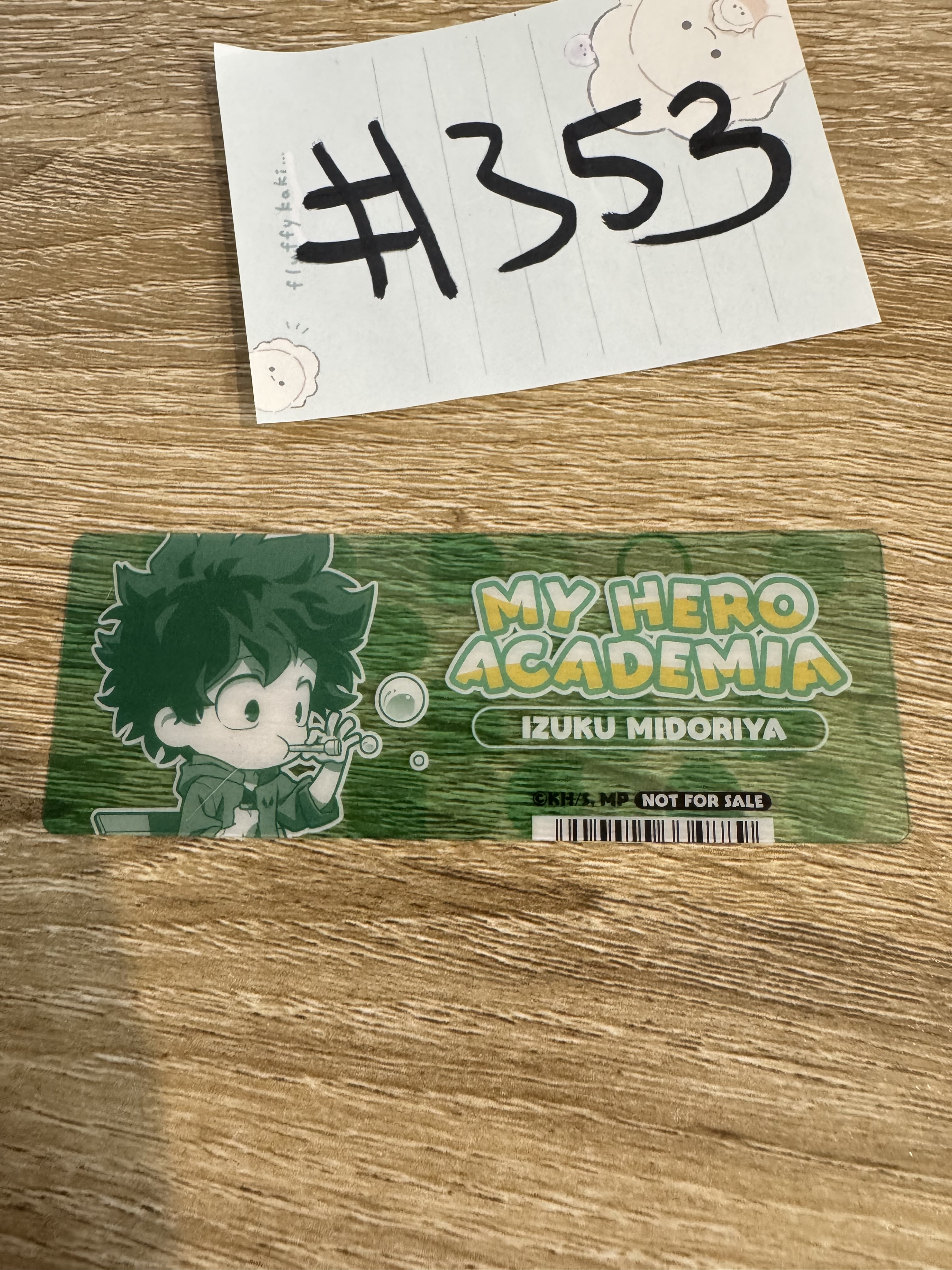 我的英雄學院 綠谷 書籤#353