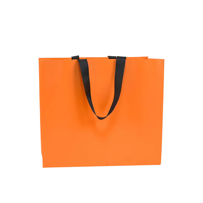 厚磅｜精品紙袋 W302712 單色滿版 晨光橘 10入/包 30*27*12cm【NW25-302702】