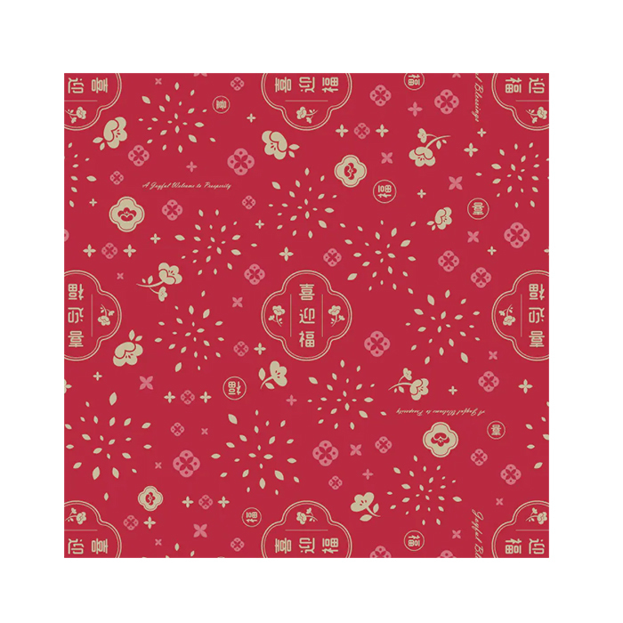 包裝紙 喜迎福 30入/包 78*53cm【3-24234】