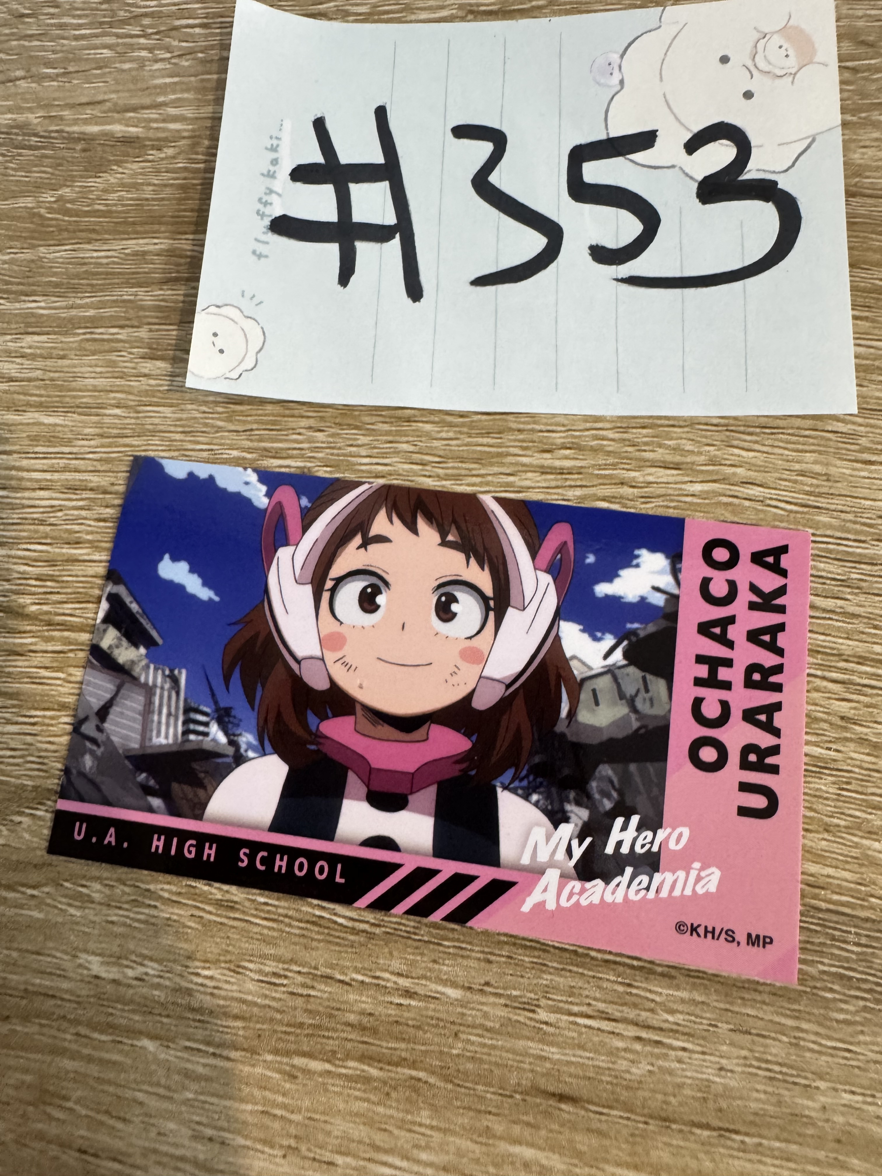 我的英雄學院 御茶子 貼紙#353