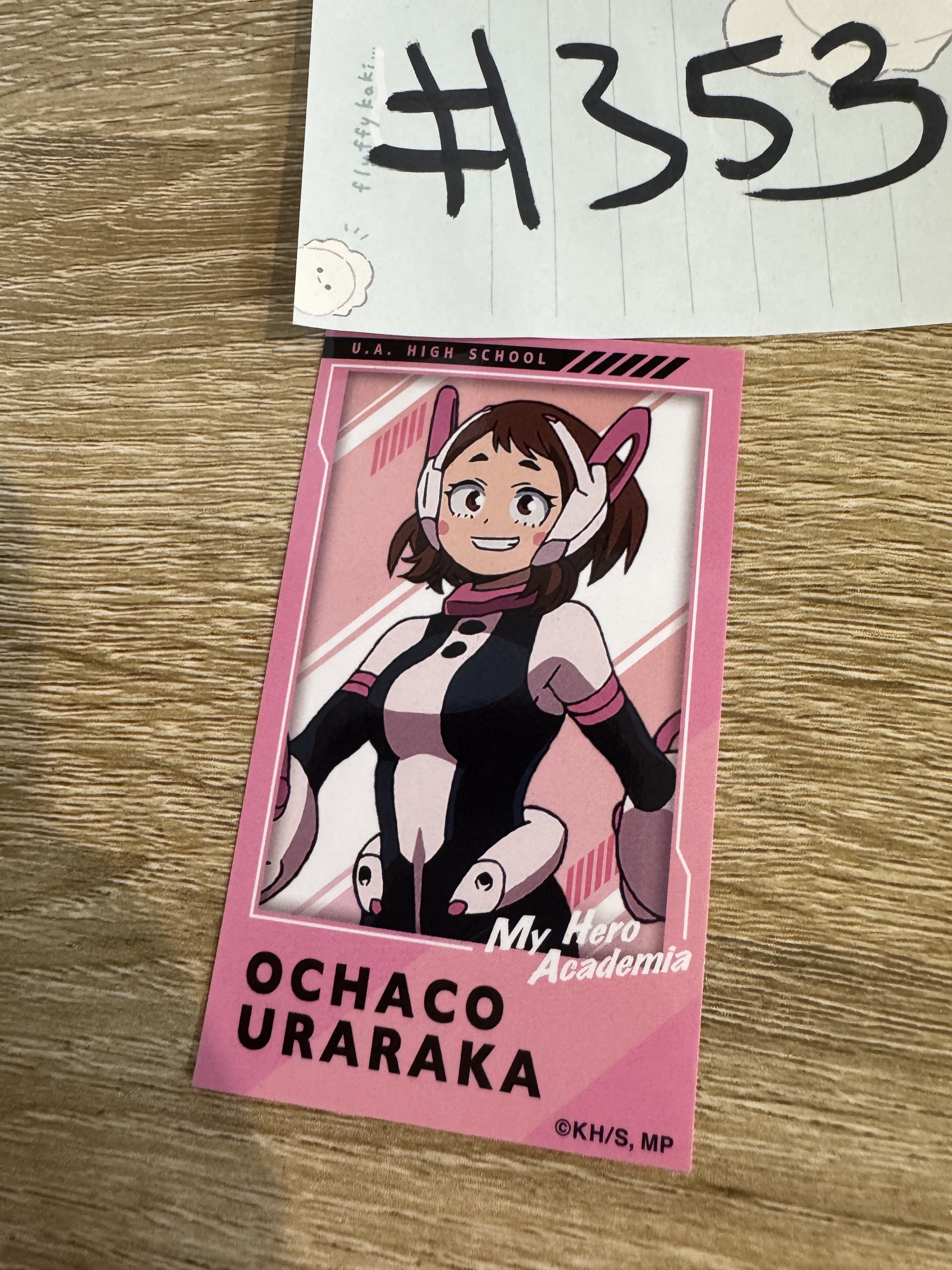 我的英雄學院 御茶子 貼紙#353