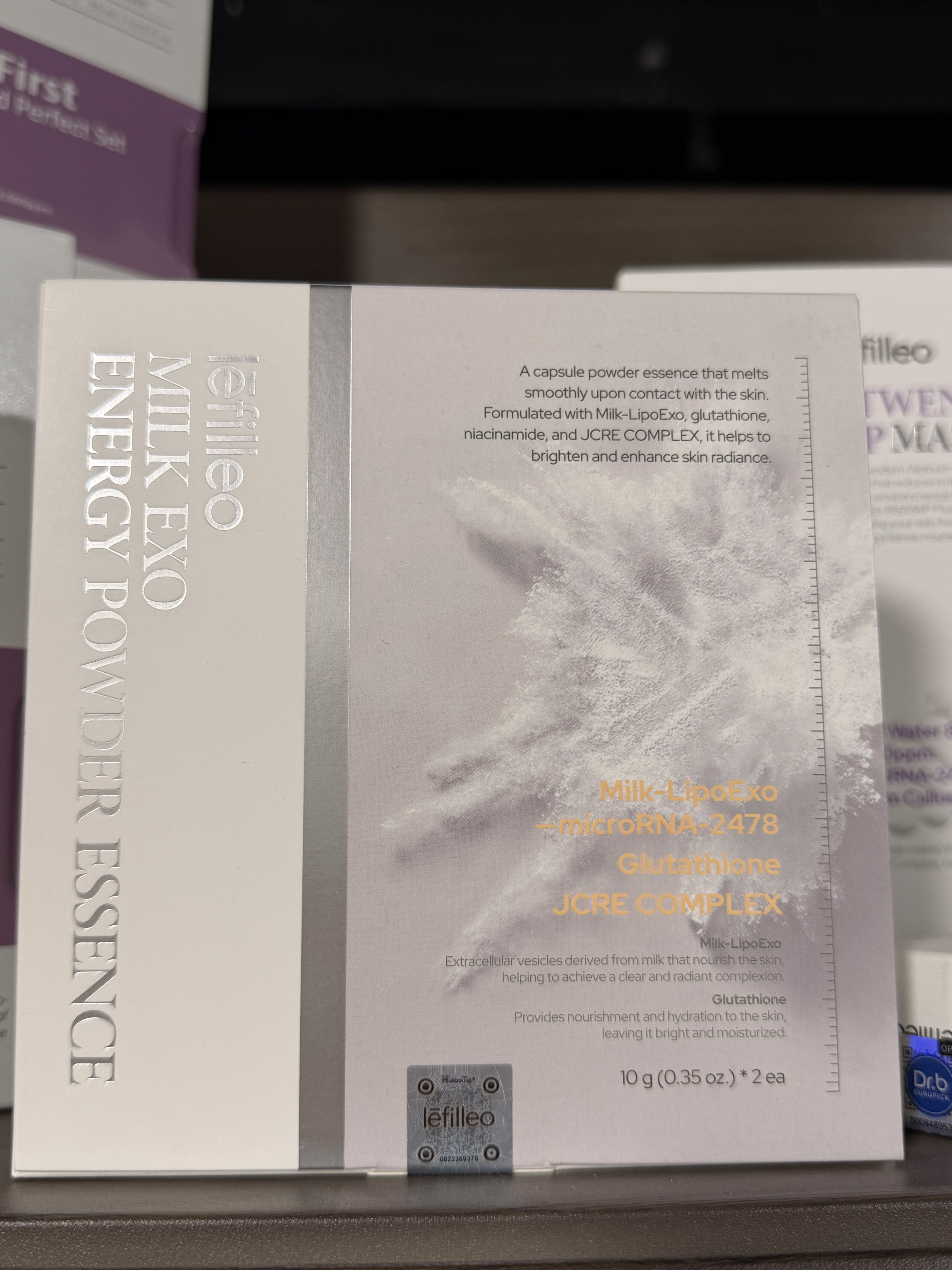 Lefilleo童顏精華（2入） 套盒【一次使用提亮膚色效果達67%，使用7天皺紋面積減少45.79%】