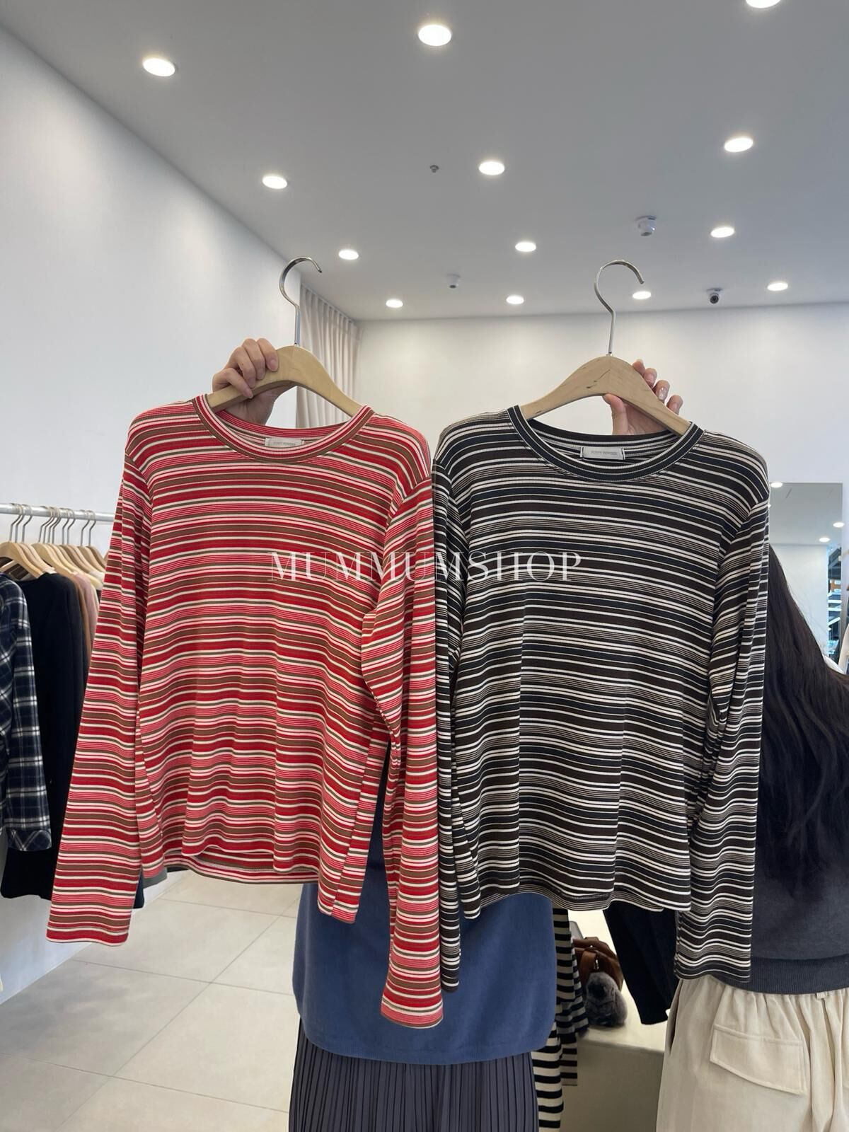 0212983a/韓國四重奏間條T恤/36-40/36-40/22