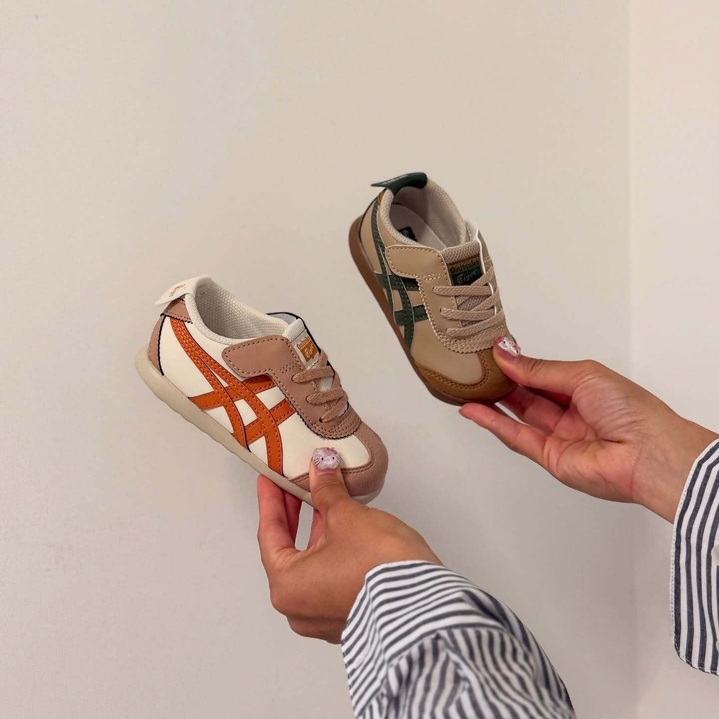 Onitsuka Tiger Mexico 66 Kids 奶茶橘紅 魔鬼氈 鬼冢虎 小童 中童 童鞋 1184A074-205