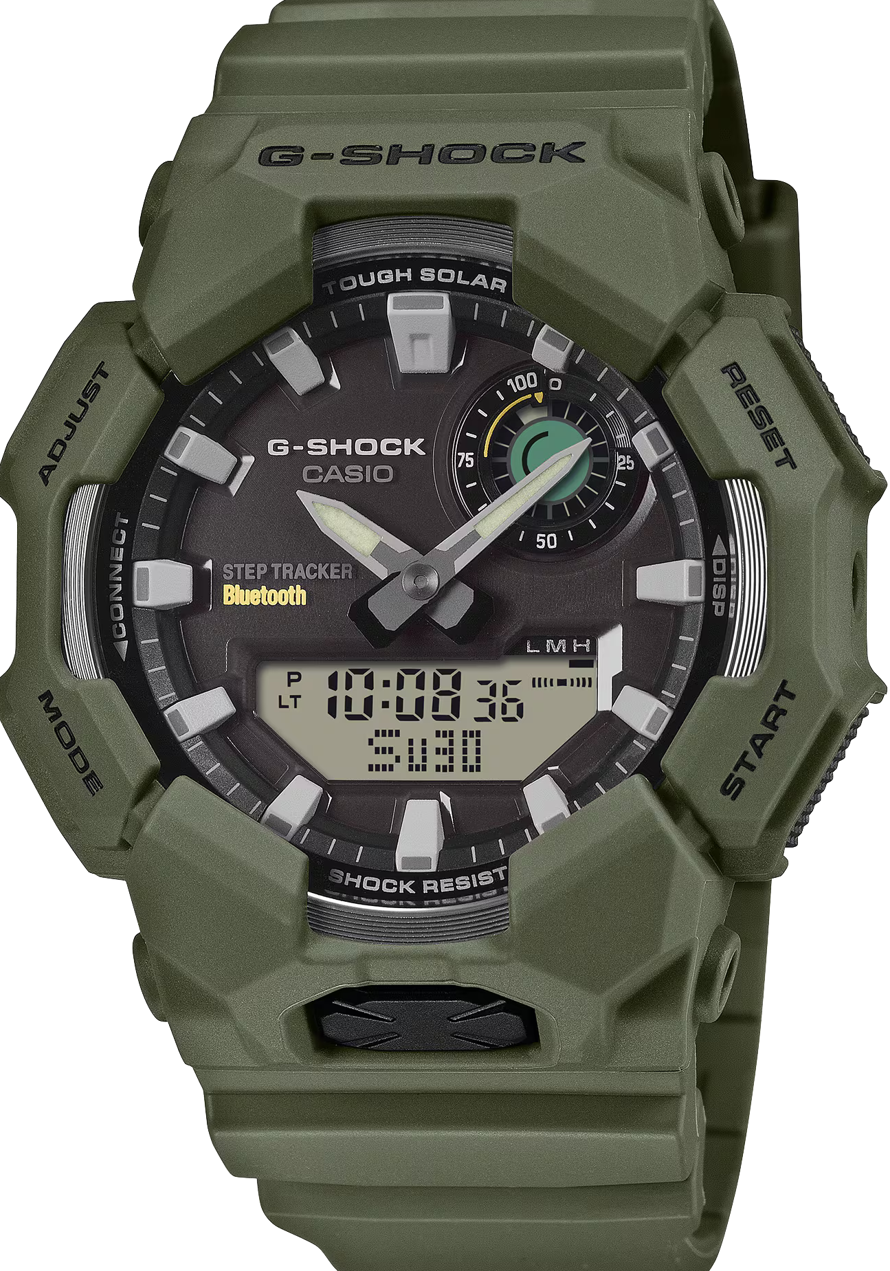 萬年鐘錶 - G-SHOCK  太陽能藍牙運動電子錶 GA-B010-3A 錶徑 : 49.3mm