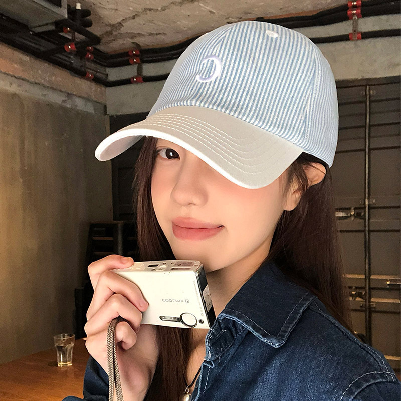 Fresh Striped “C” Embroidered Baseball Cap