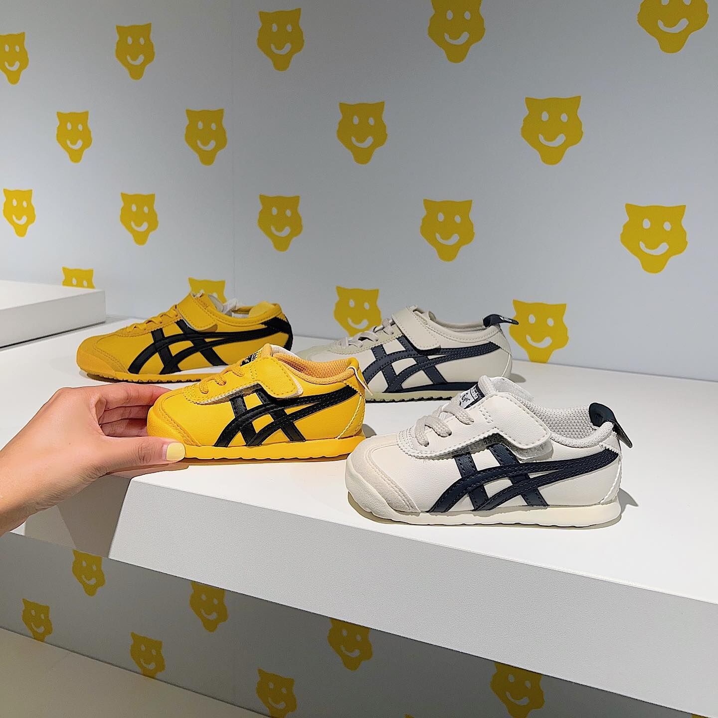 Onitsuka Tiger Mexico 66 Kids 黃黑色 李小龍 魔鬼氈 鬼冢虎 小童 中童 童鞋 1184A074-752