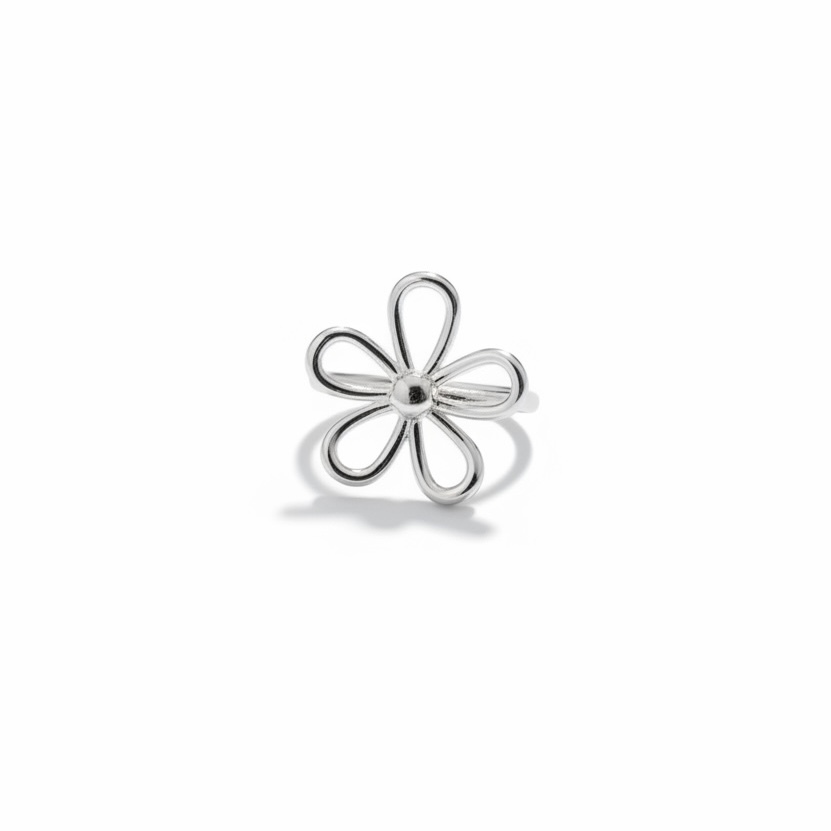 立體小花・純銀戒指（KRS10432)