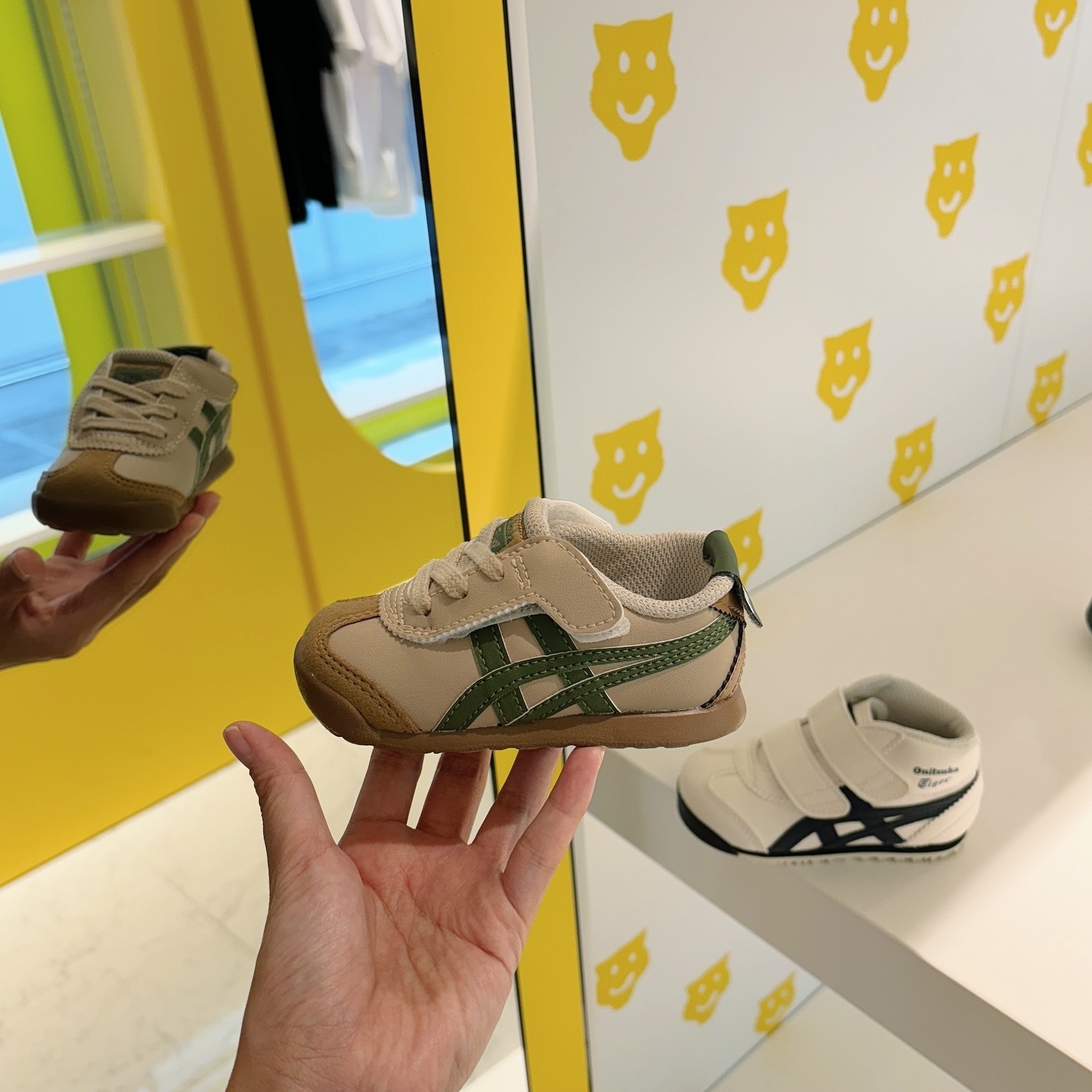 Onitsuka Tiger Mexico 66 Kids 抹茶奶綠 魔鬼氈 鬼冢虎 小童 中童 童鞋 1184A074-250