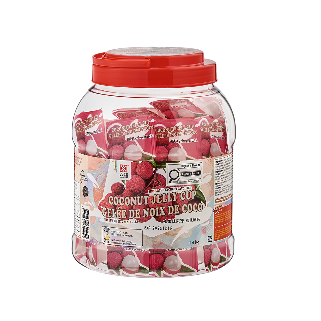 六福果凍(桶裝)-荔枝 1400g