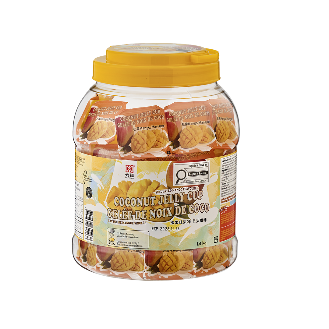 六福果凍(桶裝)-芒果 1400g