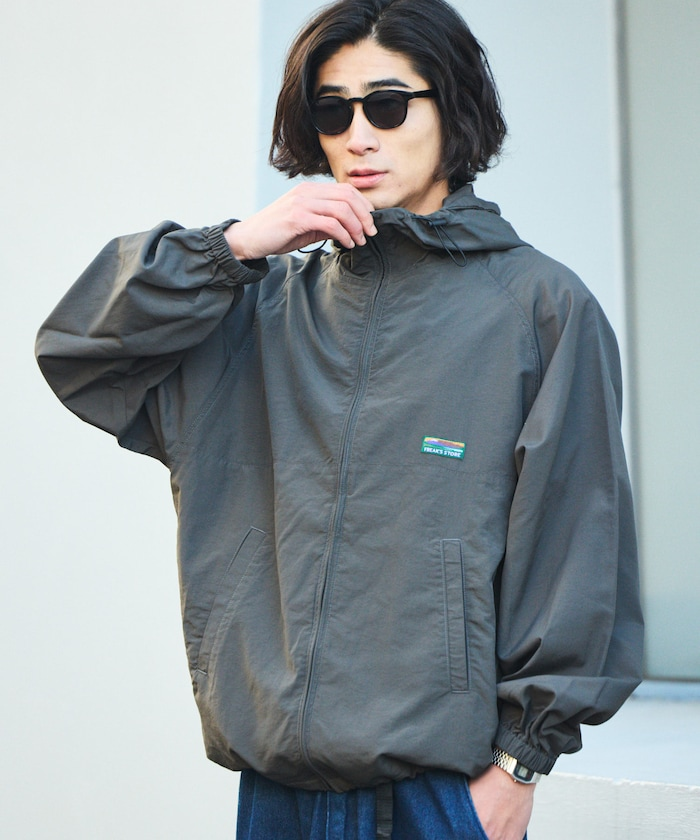日本Freak's Store Nylon Hoodie Zip Jacket 尼龍連帽拉鍊外套