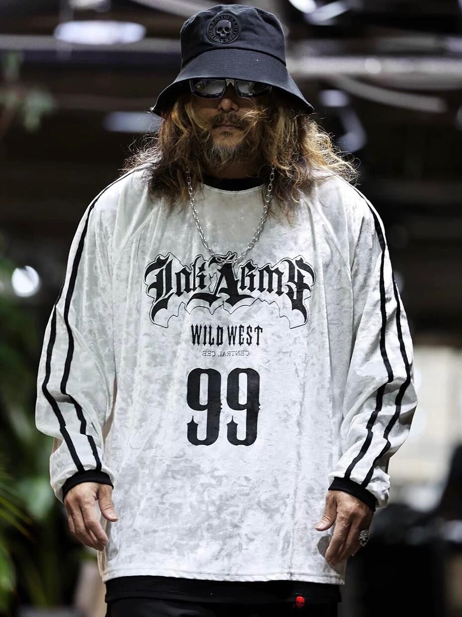 圓領數字長袖衫 T5615