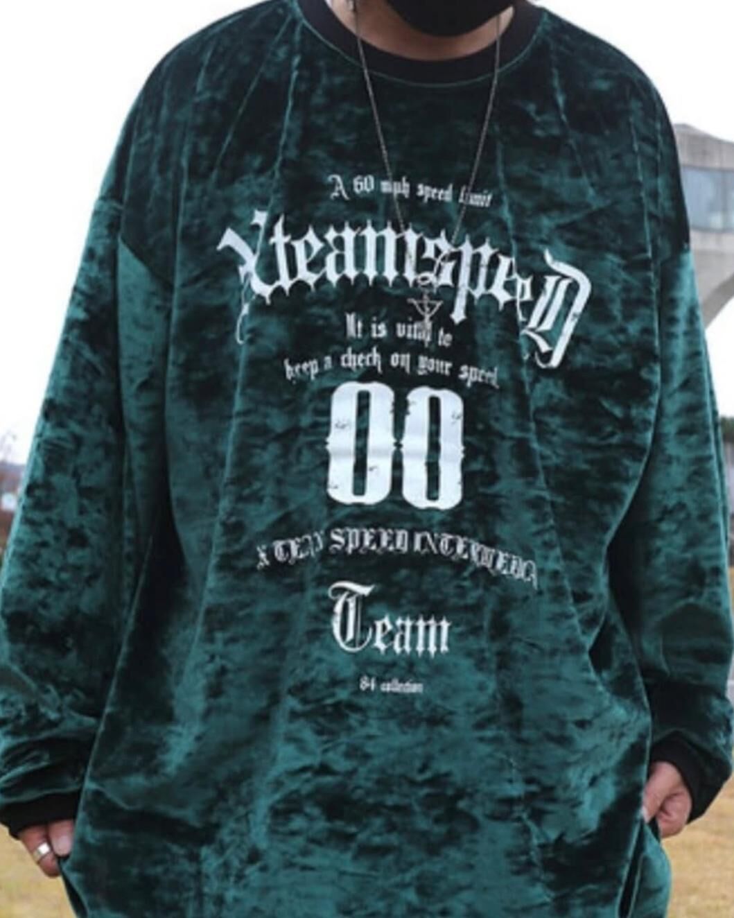 圓領數字長袖衫 T5614