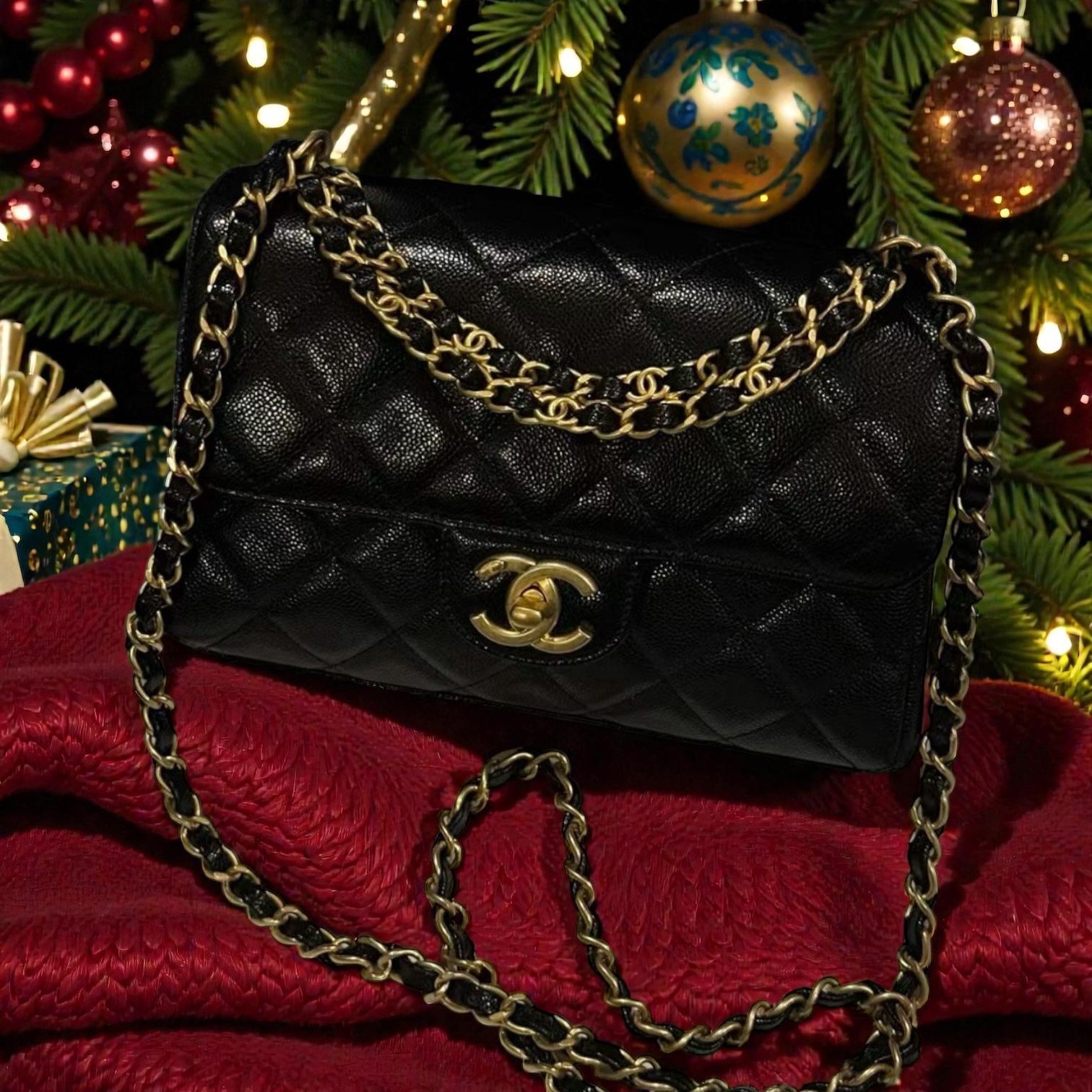 Chanel 25P方胖子包