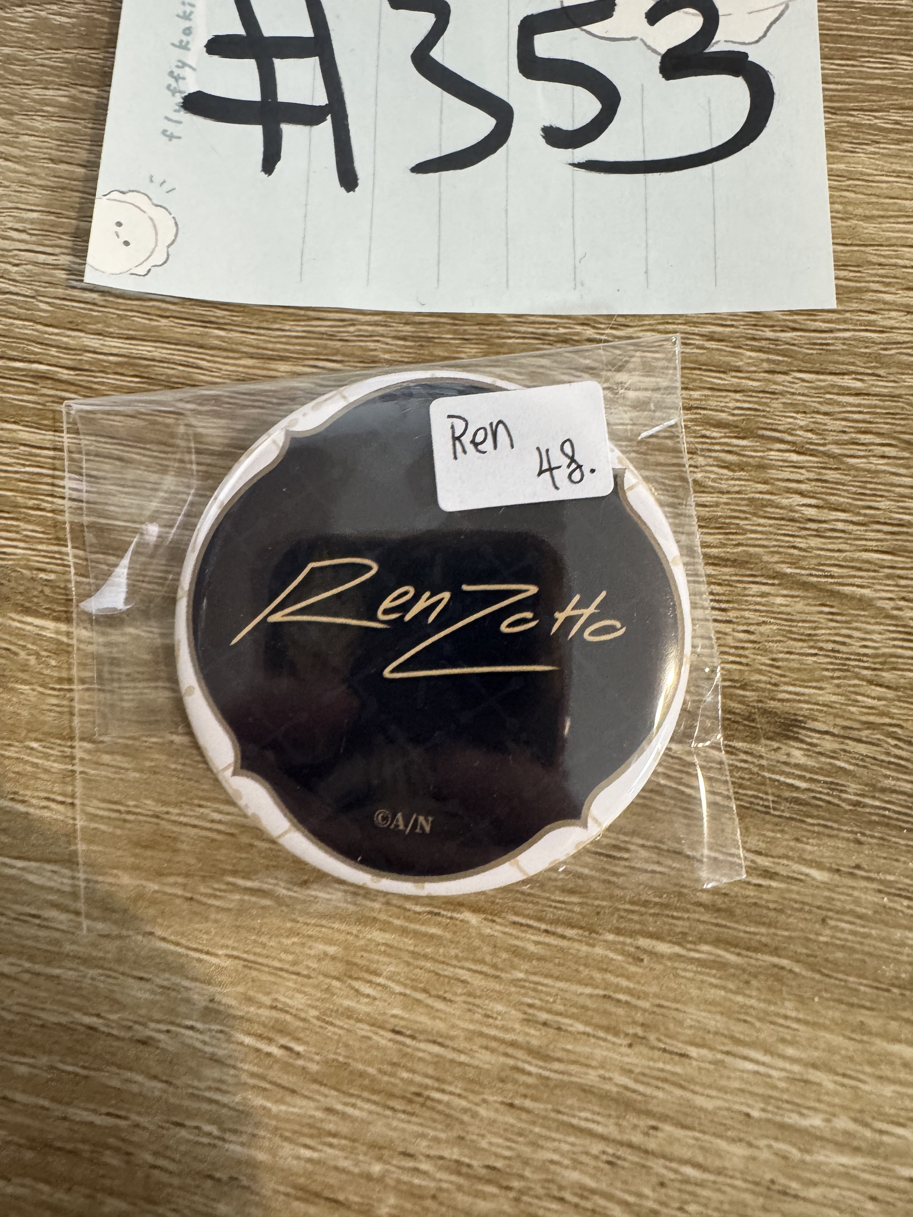 彩虹社 REN 襟章#353