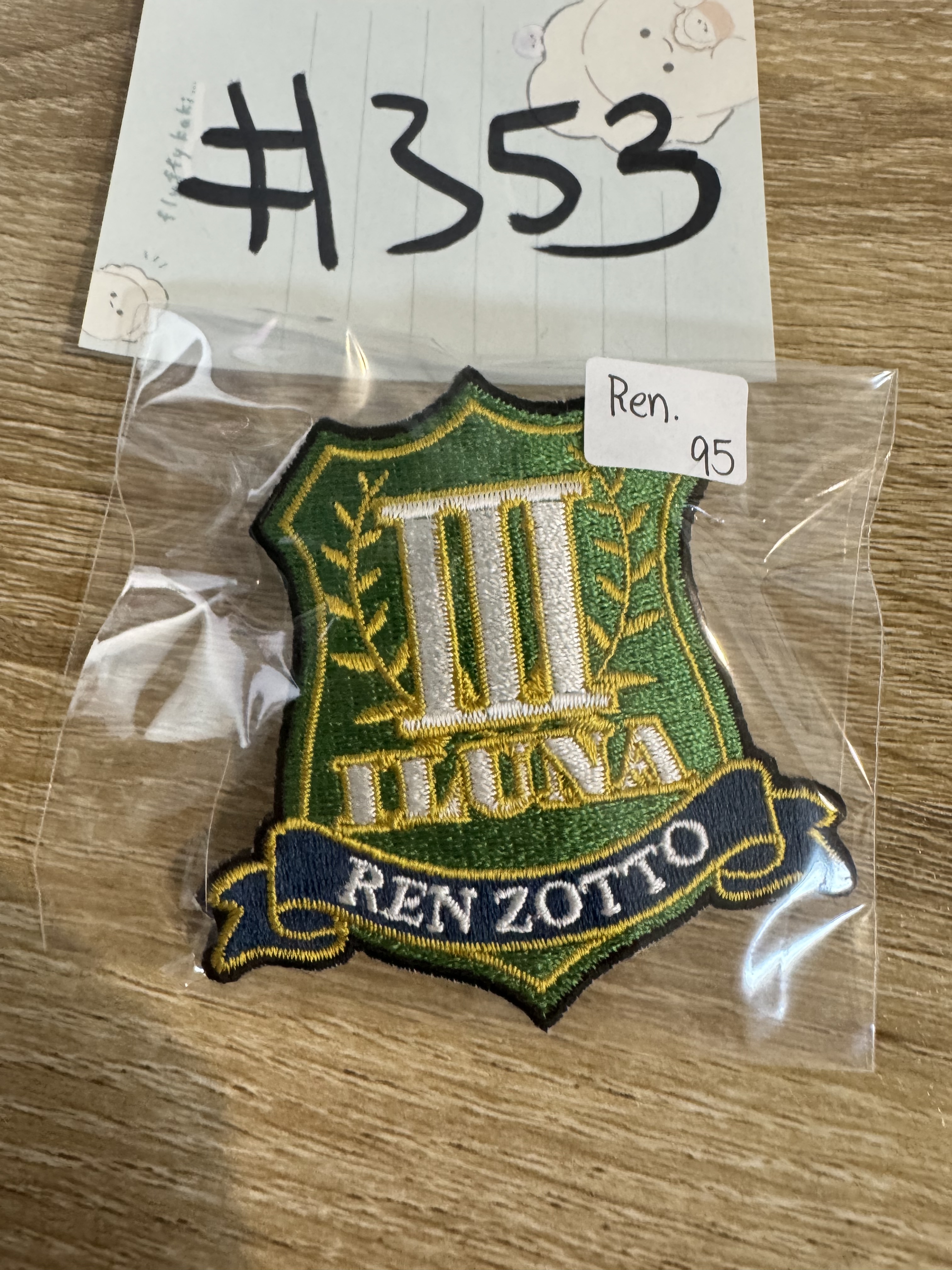 彩虹社 REN 夾子 襟章#353